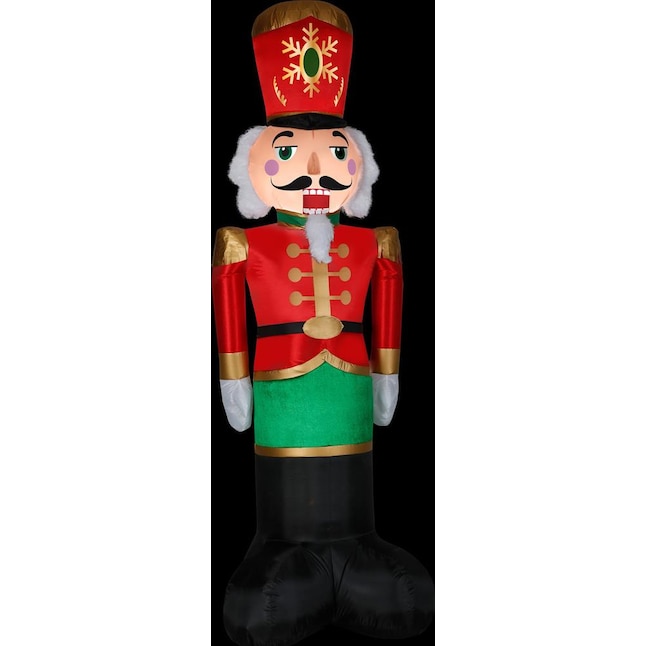 Gemmy 8-ft Lighted Nutcracker Christmas Inflatable in the Christmas ...