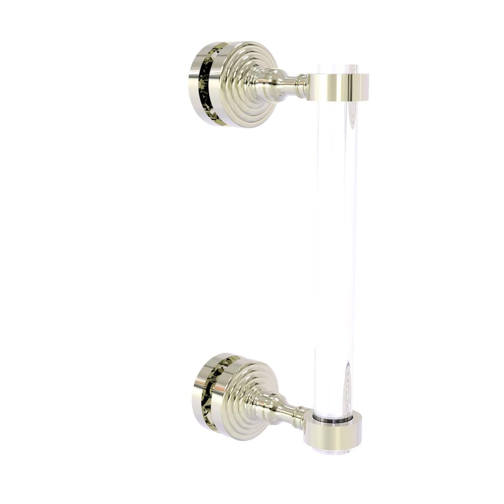 Allied Brass PG-407-8SM-PNI Polished nickel 8-Inches Hinged shower door Handle