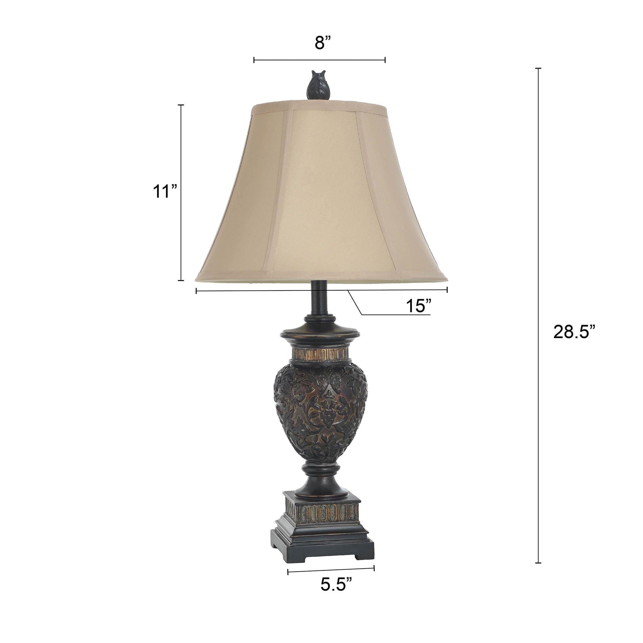 StyleCraft Home Collection L3-1124DS Table-Lamps - View #6