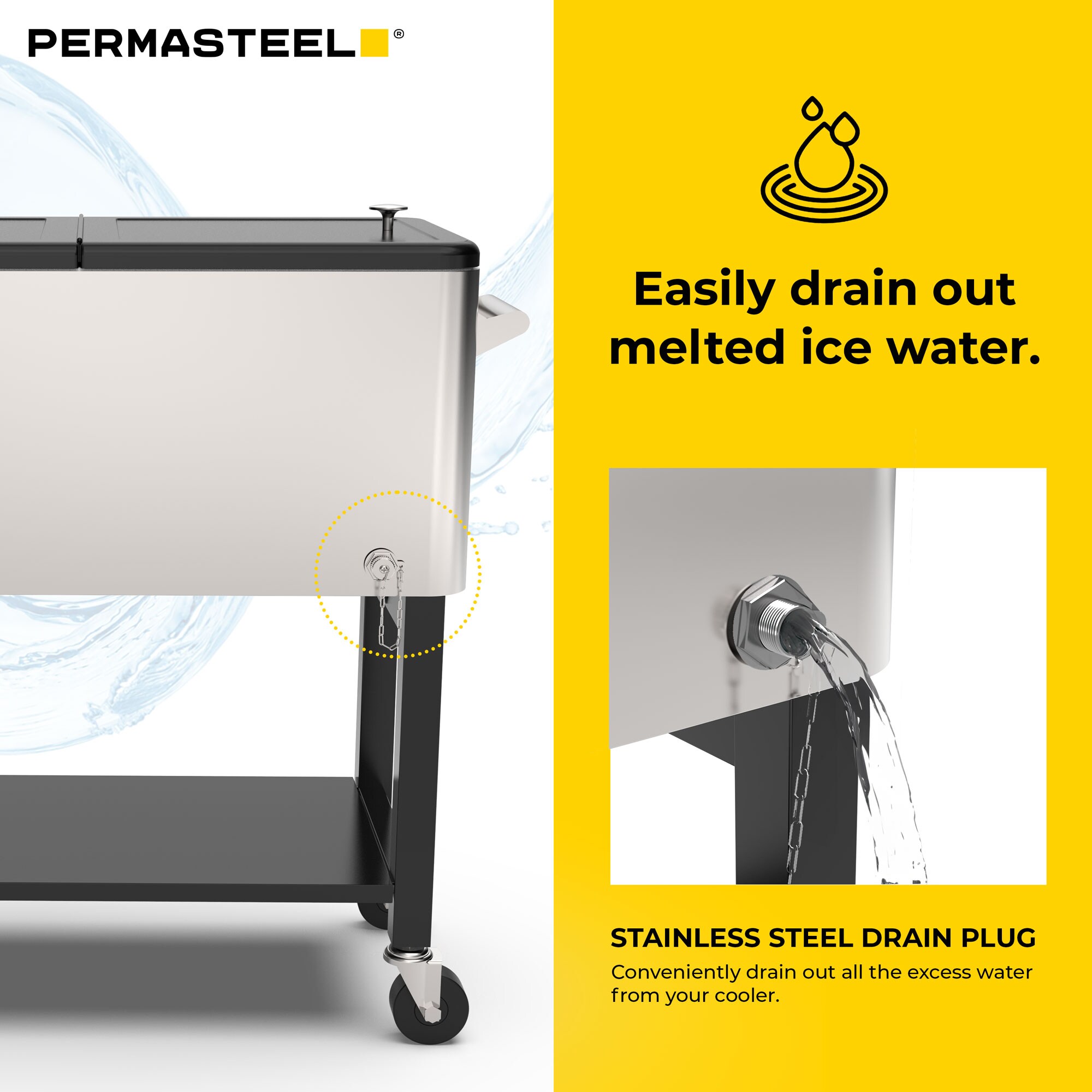 Permasteel PS-223-SS Beverage-Coolers - View #6