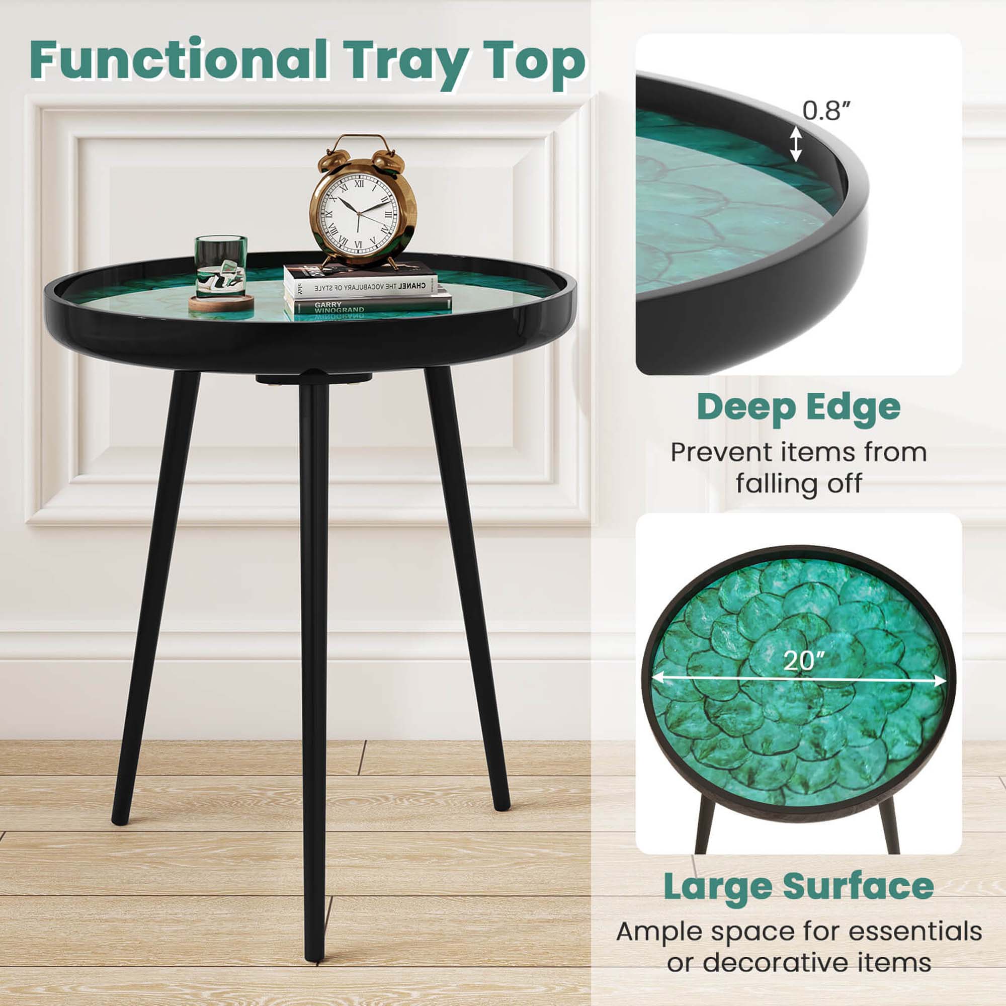 Costway HCST04393 End-Tables - View #5