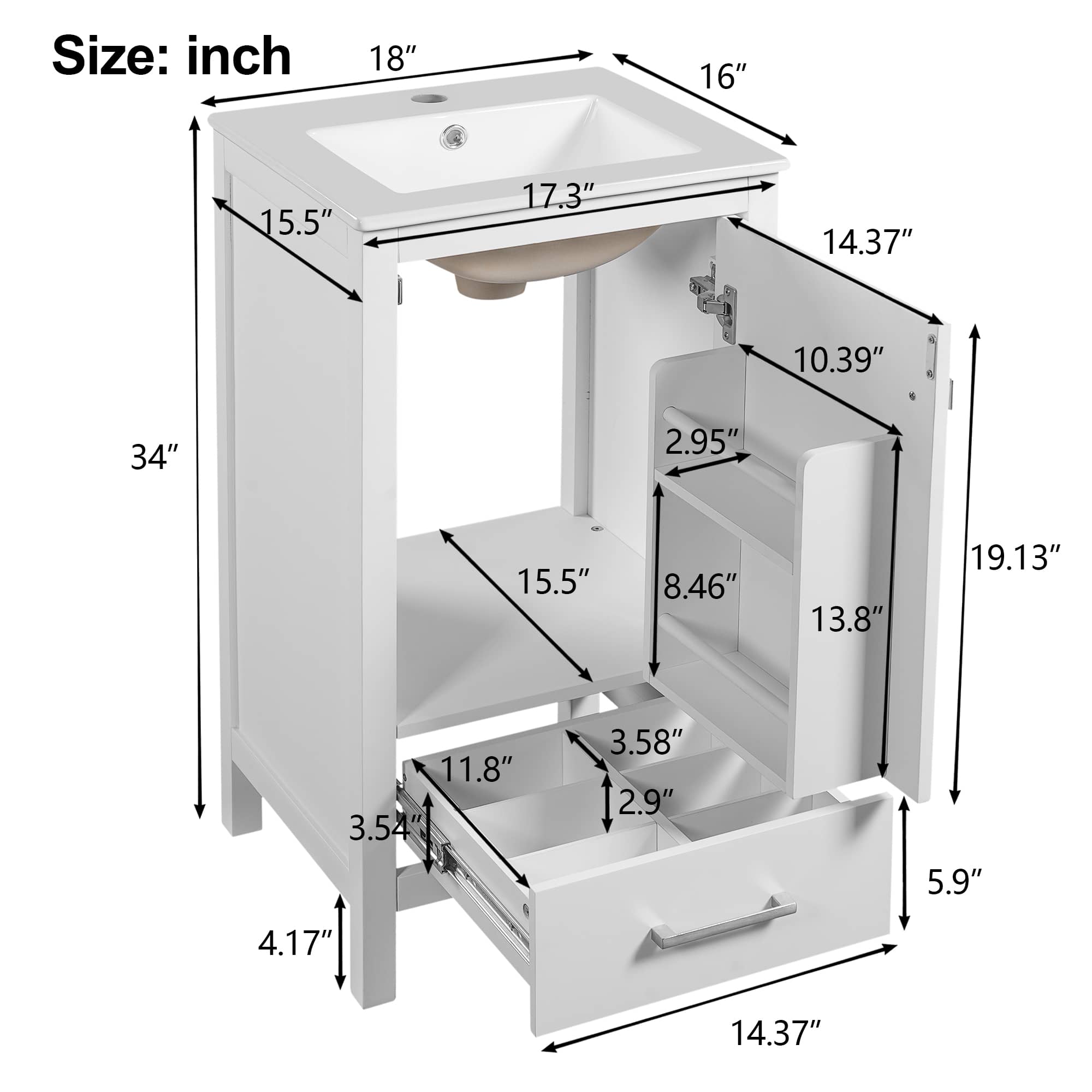 JCFL VANTP829-01 Bath-Vanity-Combo - View #7