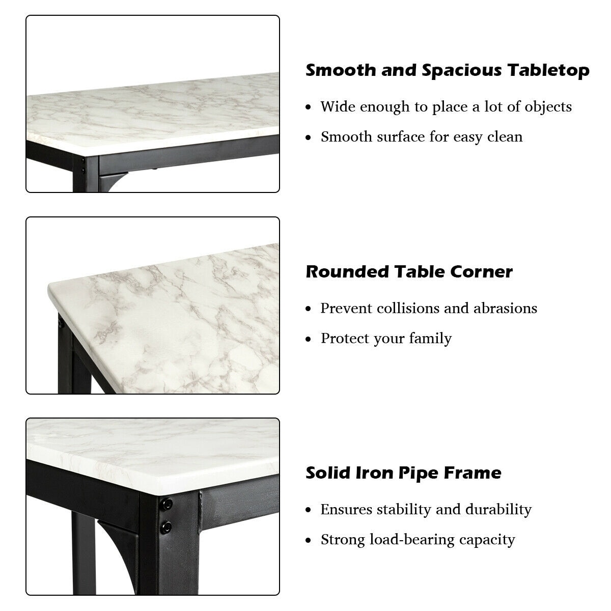 CASAINC WF-HW57058WH-LA Dining-Sets - View #3