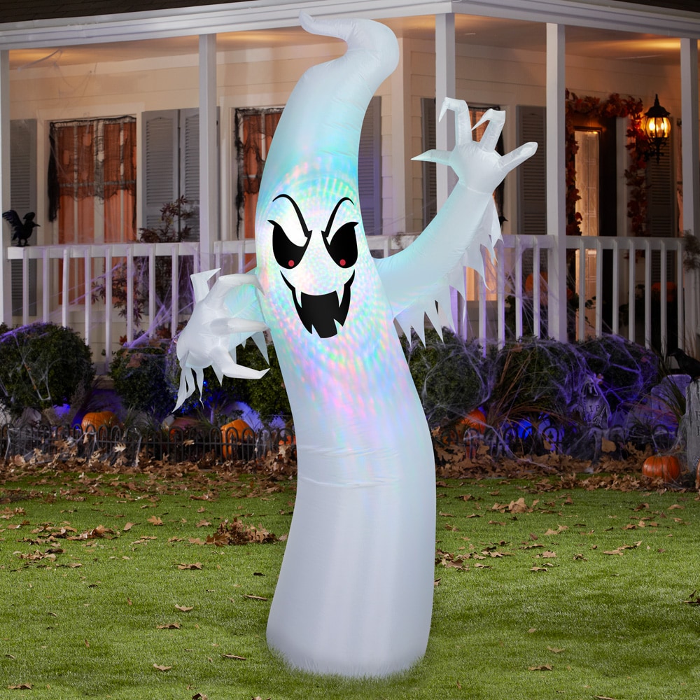Haunted Living 8.01-ft Lighted Ghost Inflatable at Lowes.com