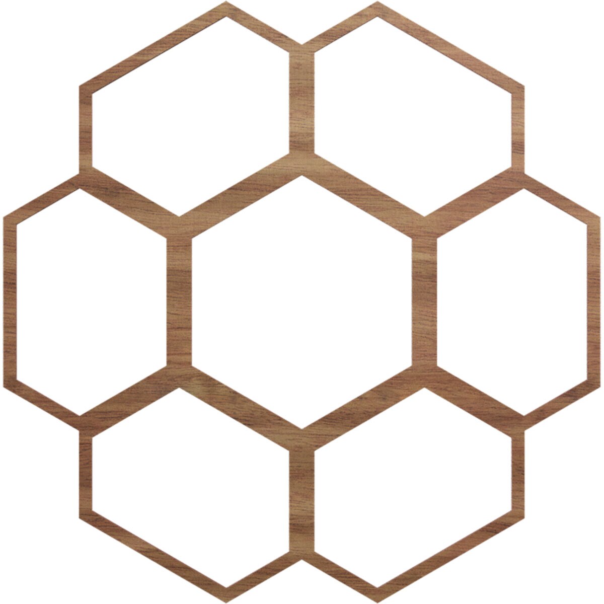 Ekena Millwork CMWP34X34X0250FOWA Florin Fretwork Pierced 34-in W x 34-in L Architectural Walnut Wood Whole Ceiling Medallion
