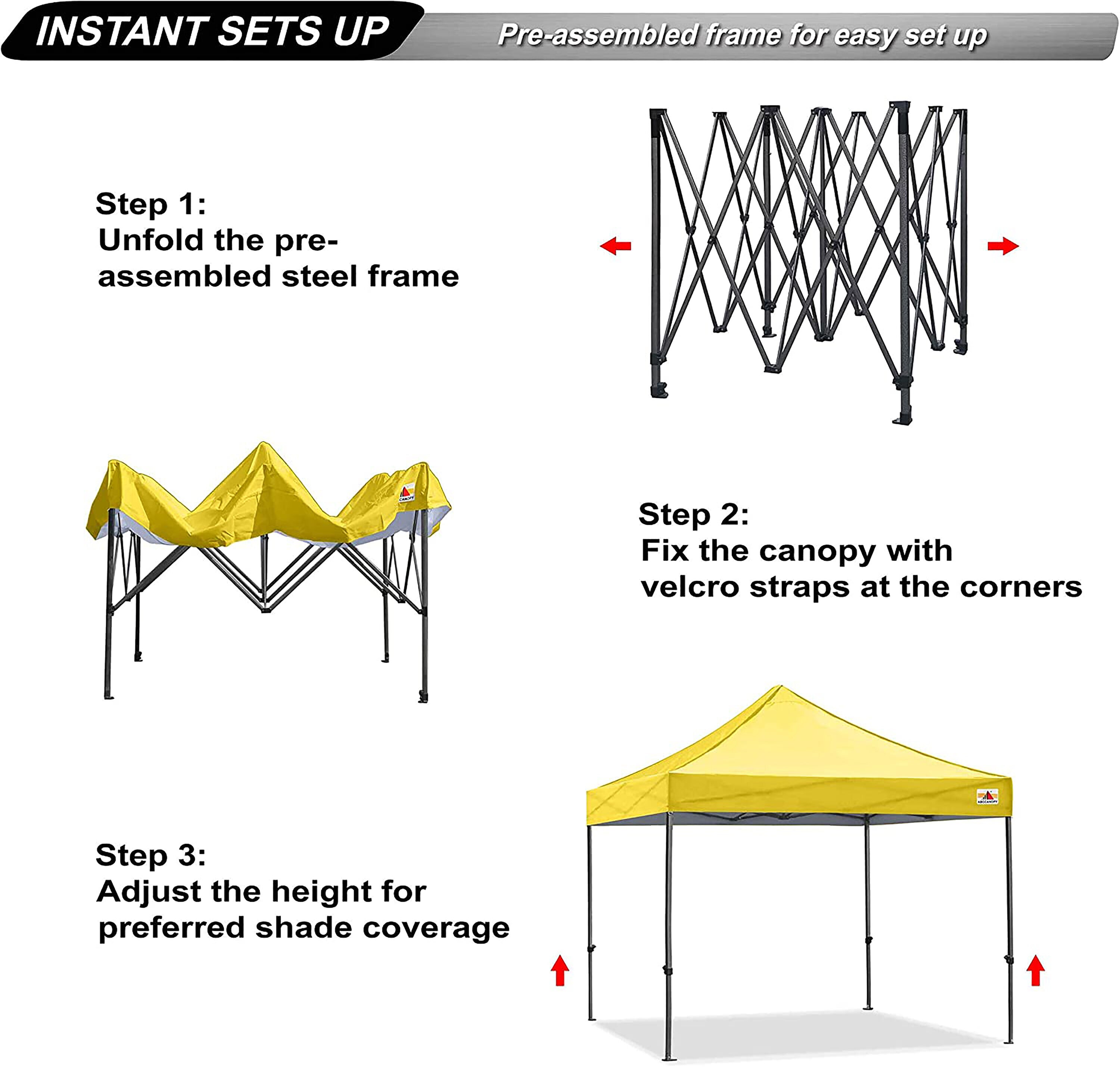 ABCCANOPY 10X10KK-YELLOW Canopies-Sl - View #4