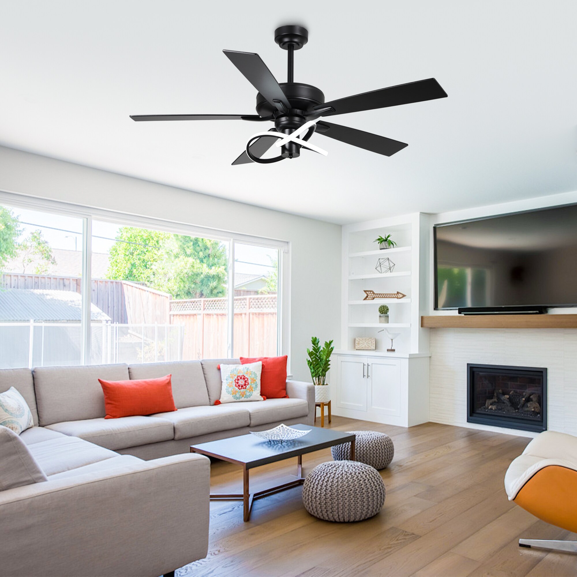 IHOMEadore MDF6001BK Ceiling-Fans - View #2