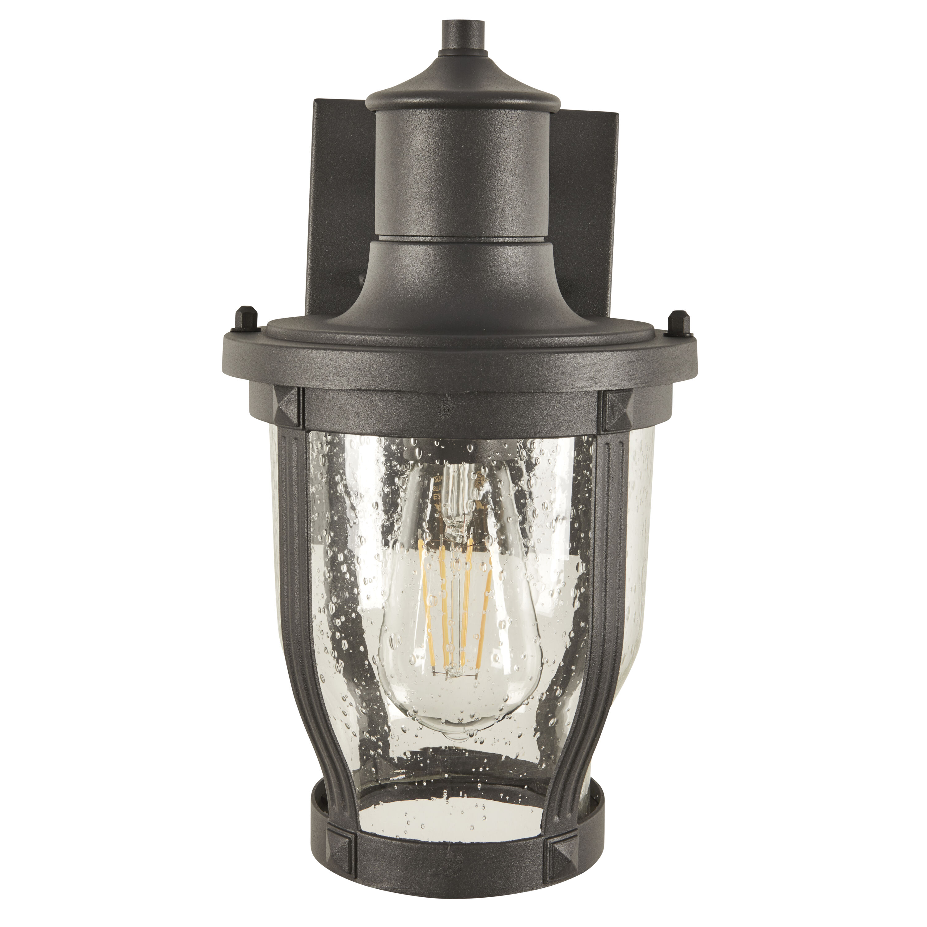 Bennett Lighting 22013640BLK Alala 1 -Light 11.5-in H Black Hardwired Outdoor Wall Light