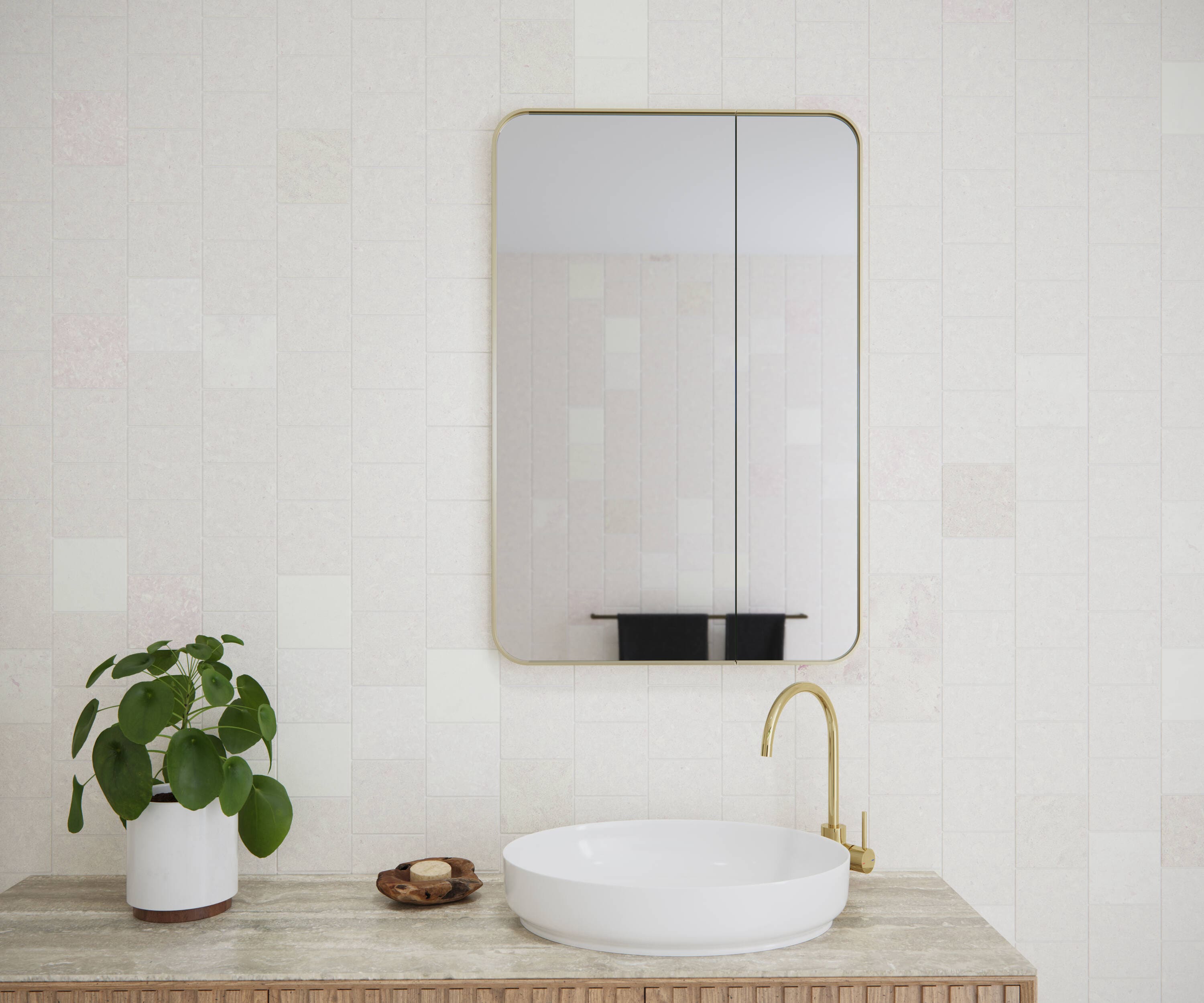 Glass Warehouse SC2-SQ-24X36-SB Bathroom-Medicine-Cabinets - View #7