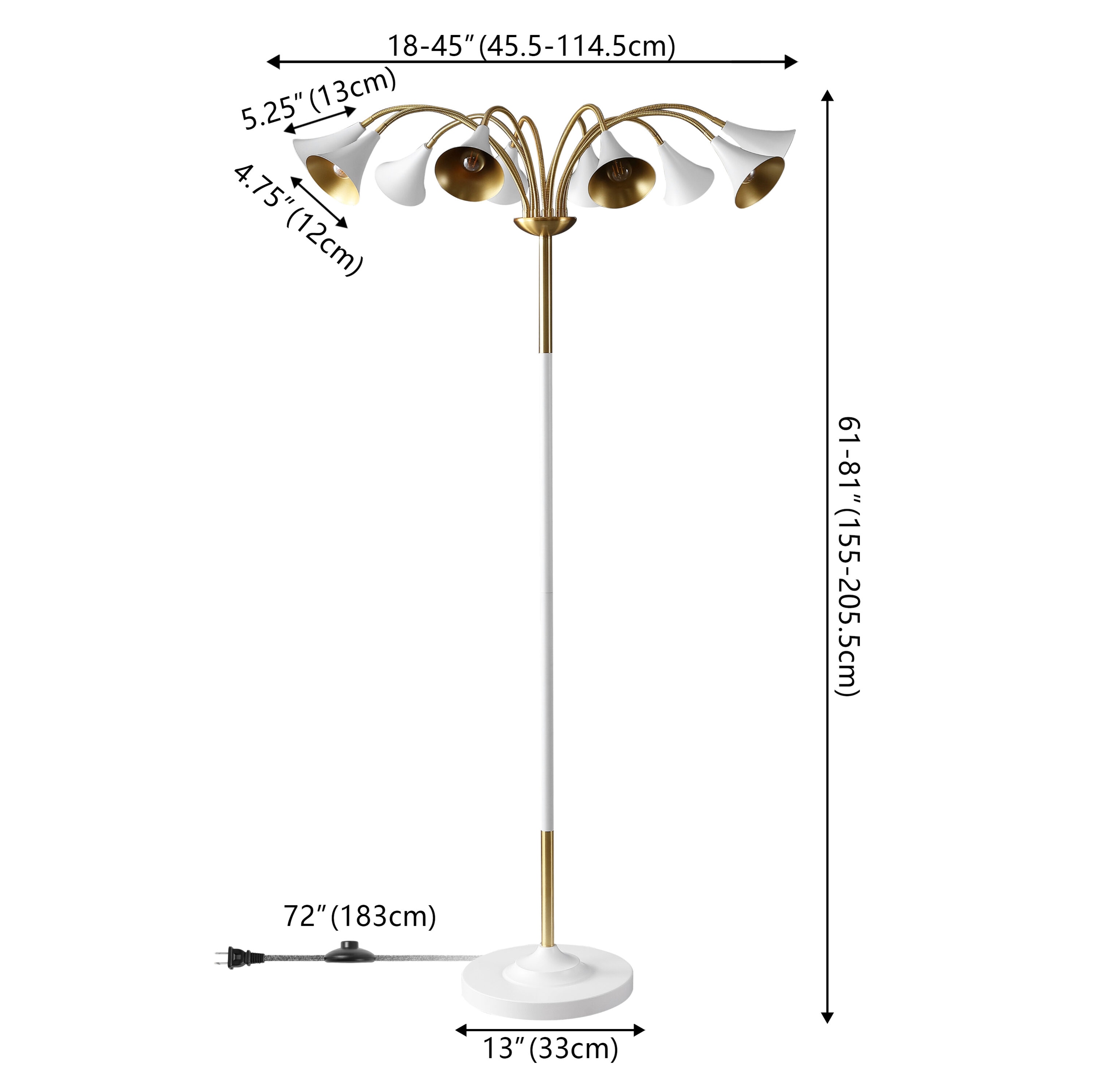 JONATHAN  Y JYL3096A floorlamps - View #4