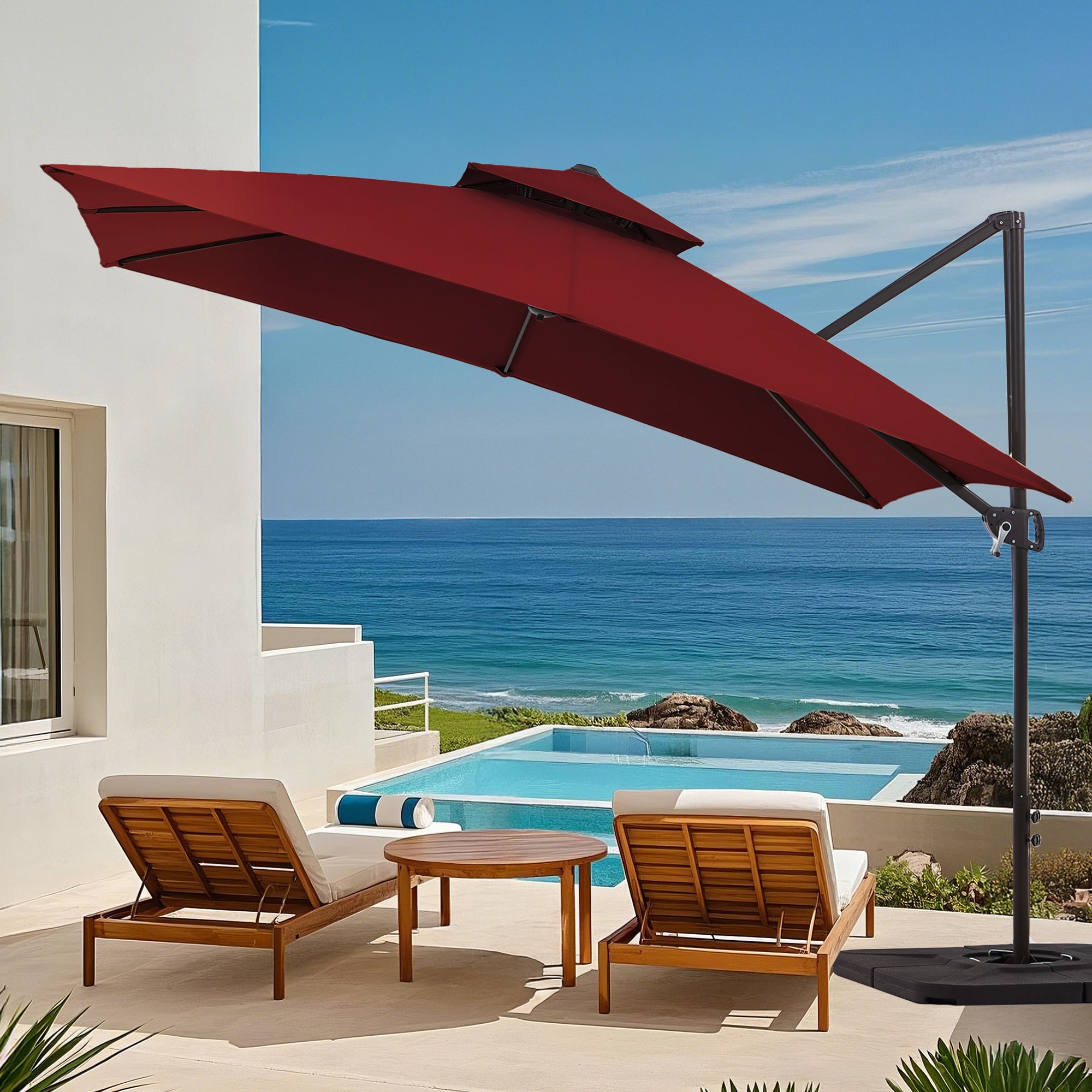 VOUA JYLM-10X10-RD Umbrellas-2 - View #2