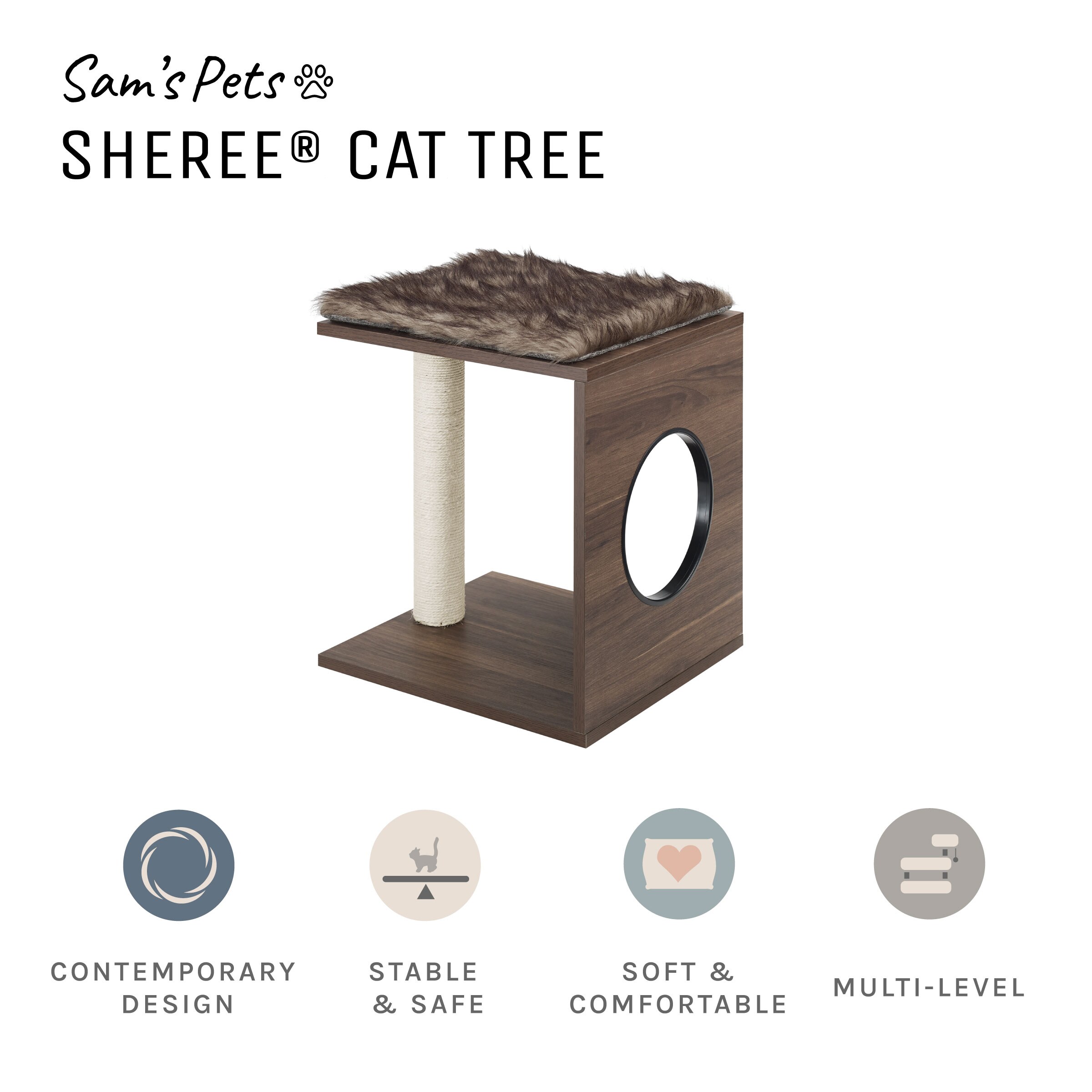 Sam's Pets SP-CT1276DB Cat-Trees - View #7