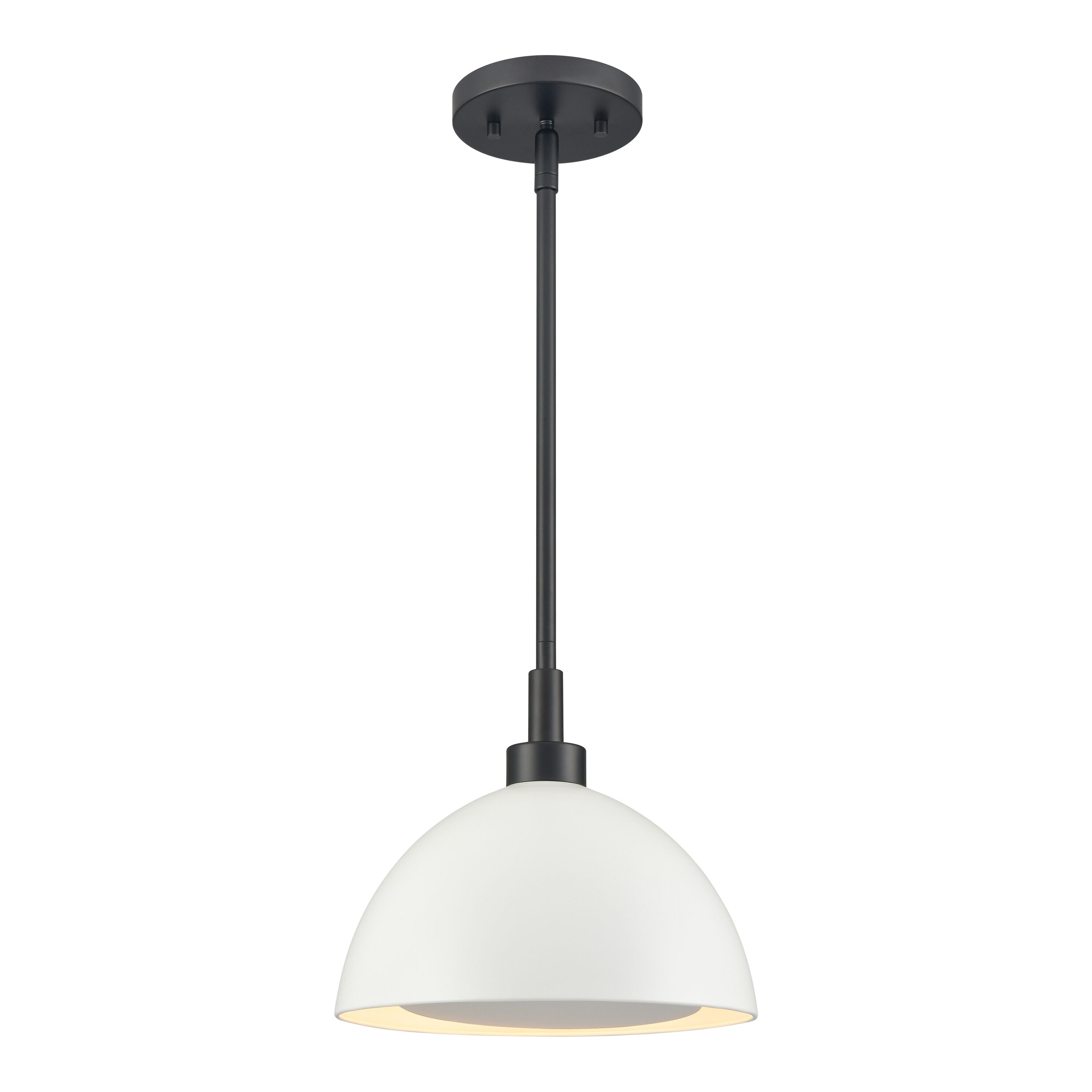 Westmore by ELK Lighting LW-202302010066 Portland Matte Black Modern Dome Mini Hanging Pendant light