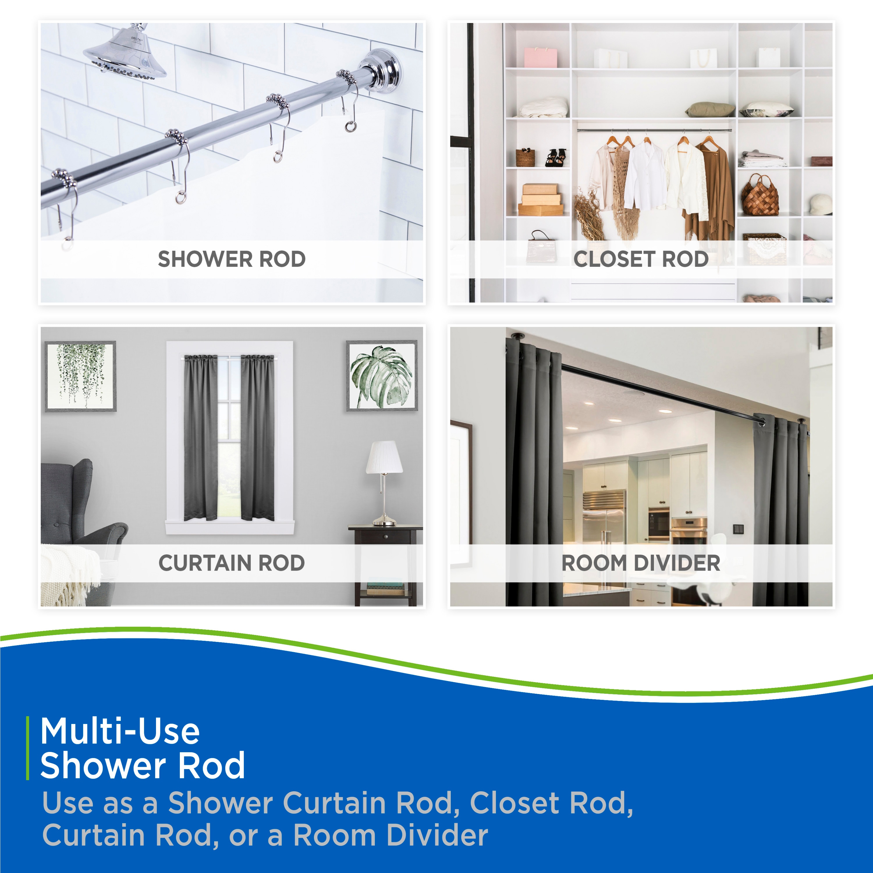 Kenney KN60940REM Shower-Rods - View #9