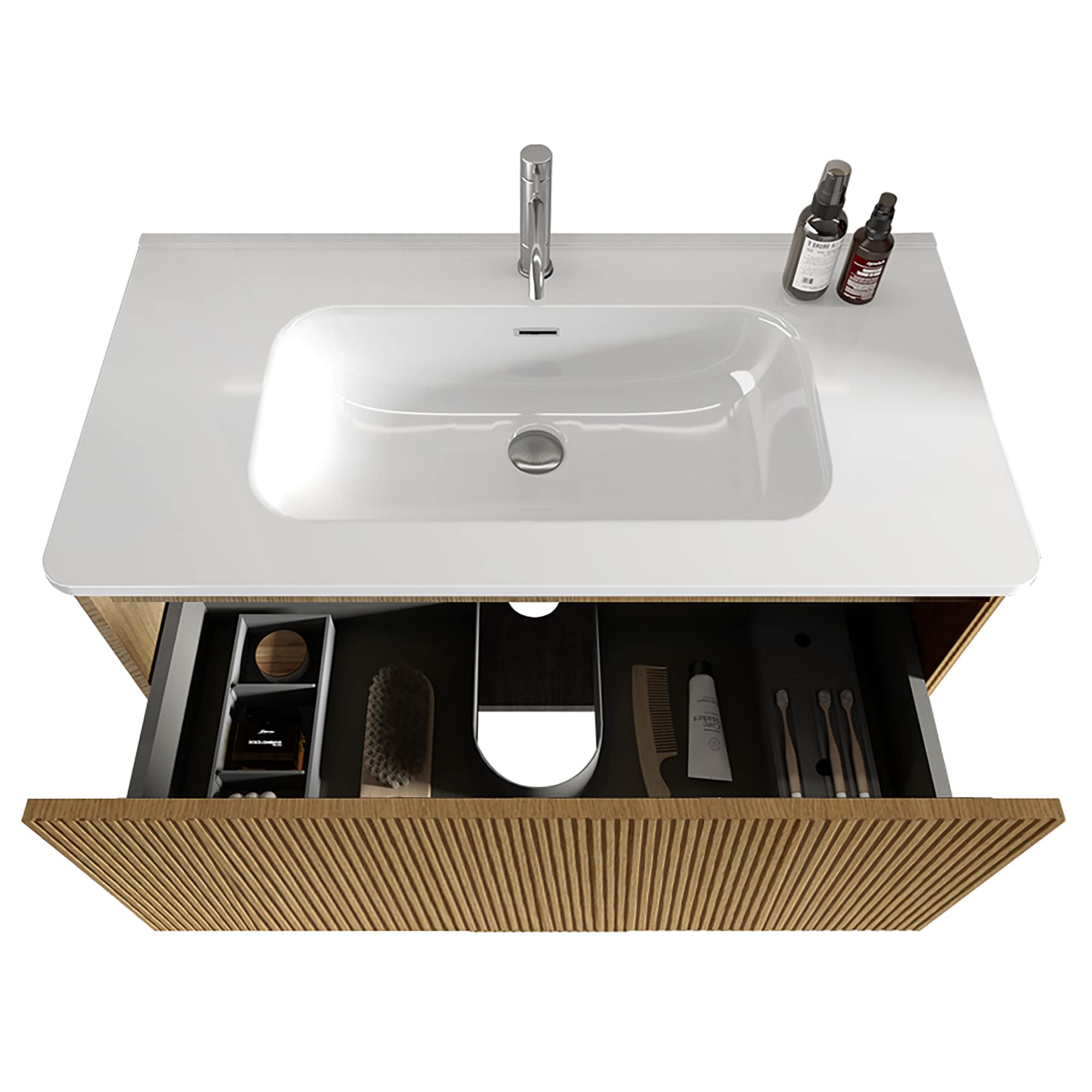 WELLFOR WA-MBF-7248 Bath-Vanity-Combo - View #6