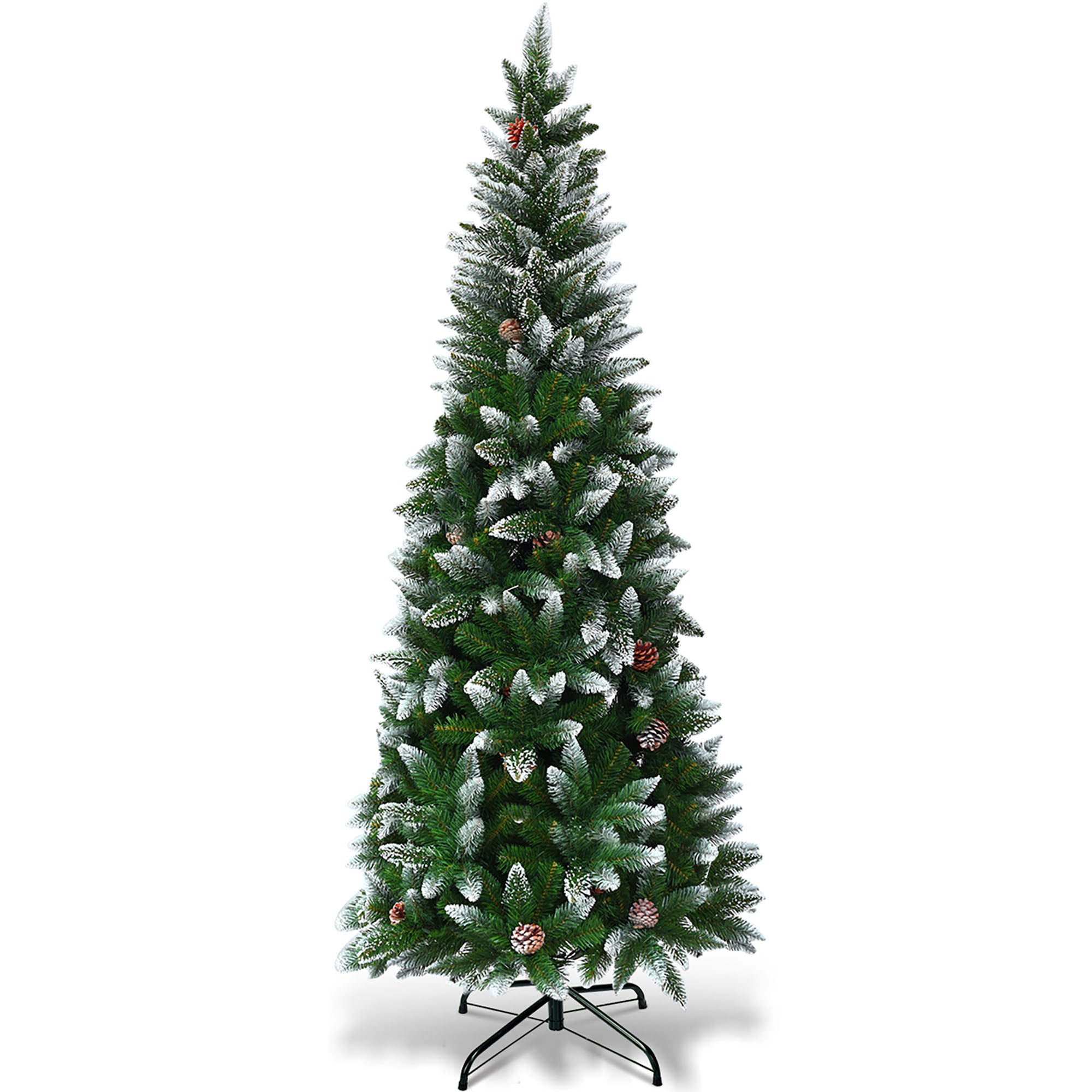 Forclover ALHY-052CM 6-Feet Slim Artificial Christmas Tree