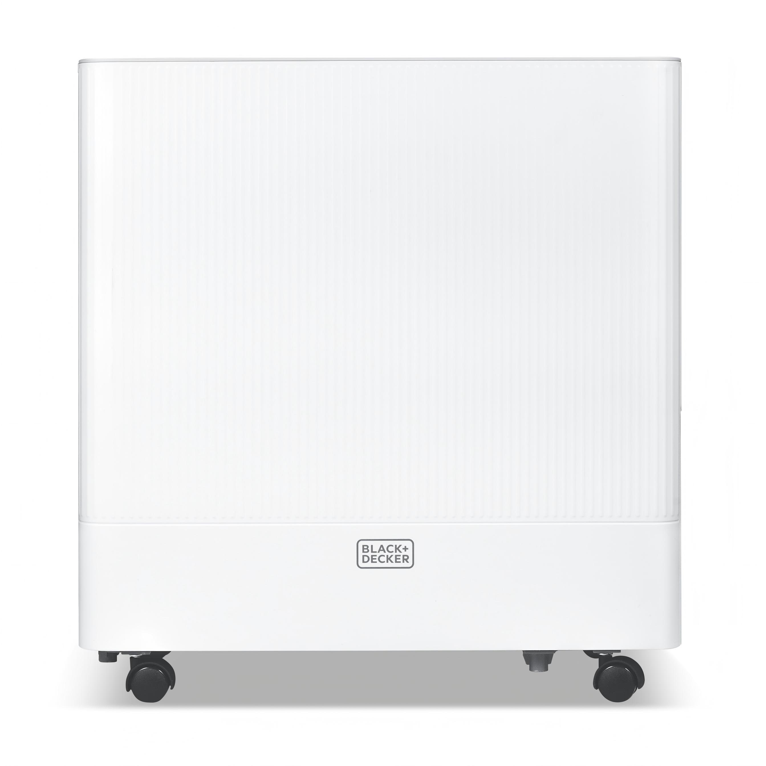 BLACK+DECKER 50 pt. Dehumidifier (For Rooms 3001+ sq. ft) For Basements, Bathrooms, in White