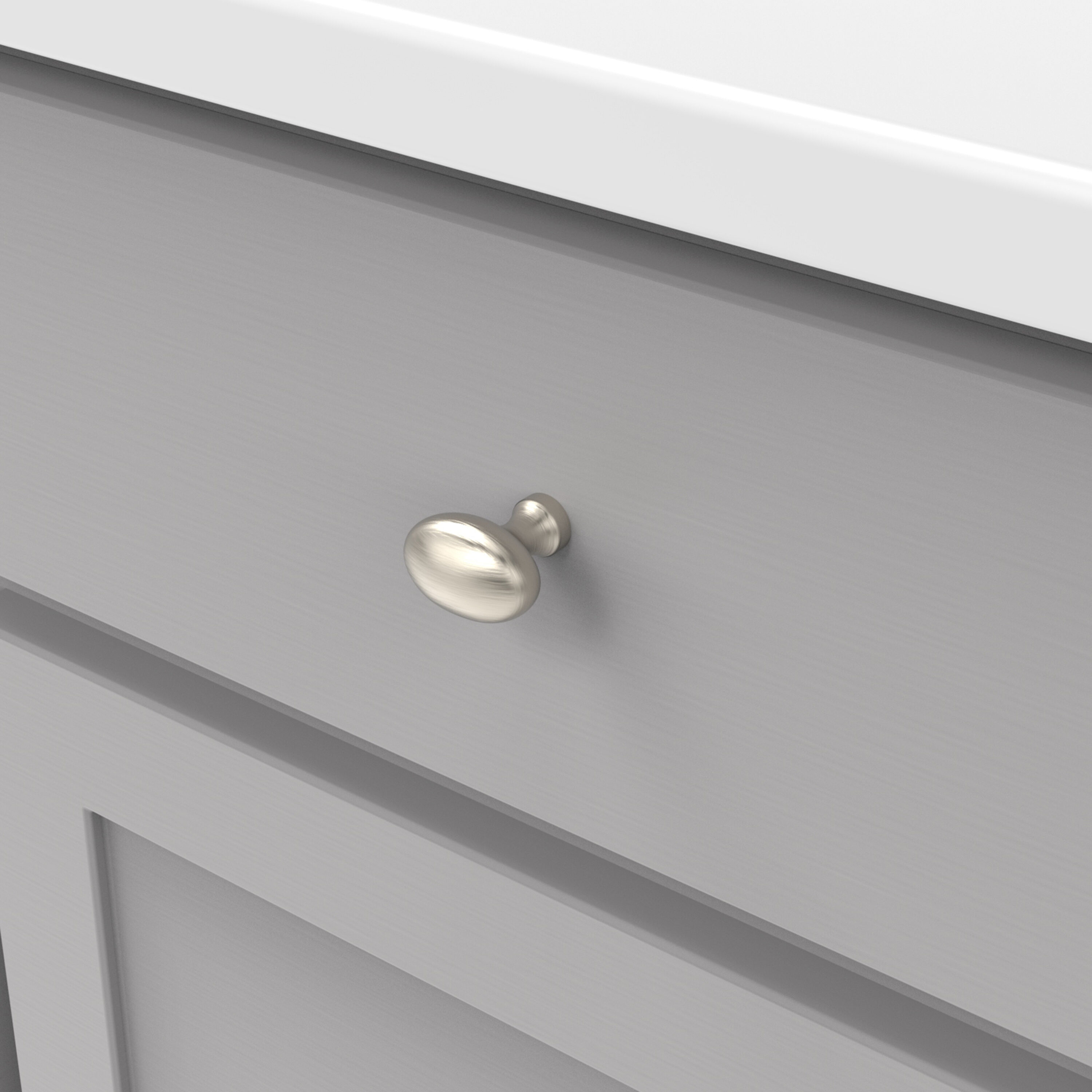 Hickory Hardware P3058-SN-10B Cabinet-Knobs - View #3