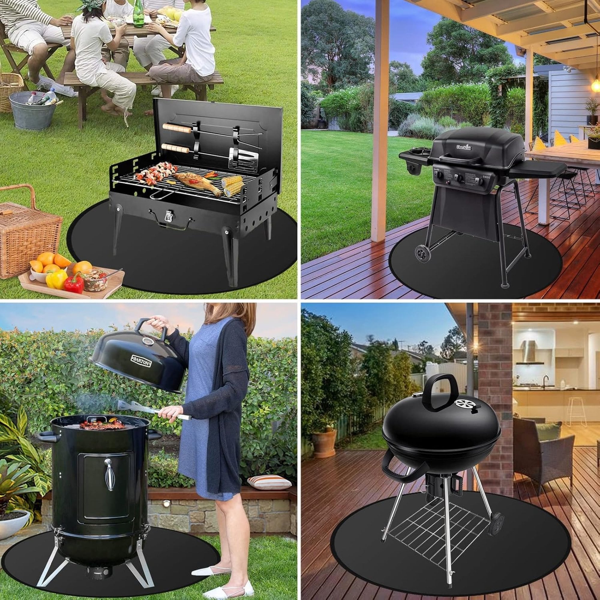 Wudkey L4-JE6W3G Grill-Mats - View #3