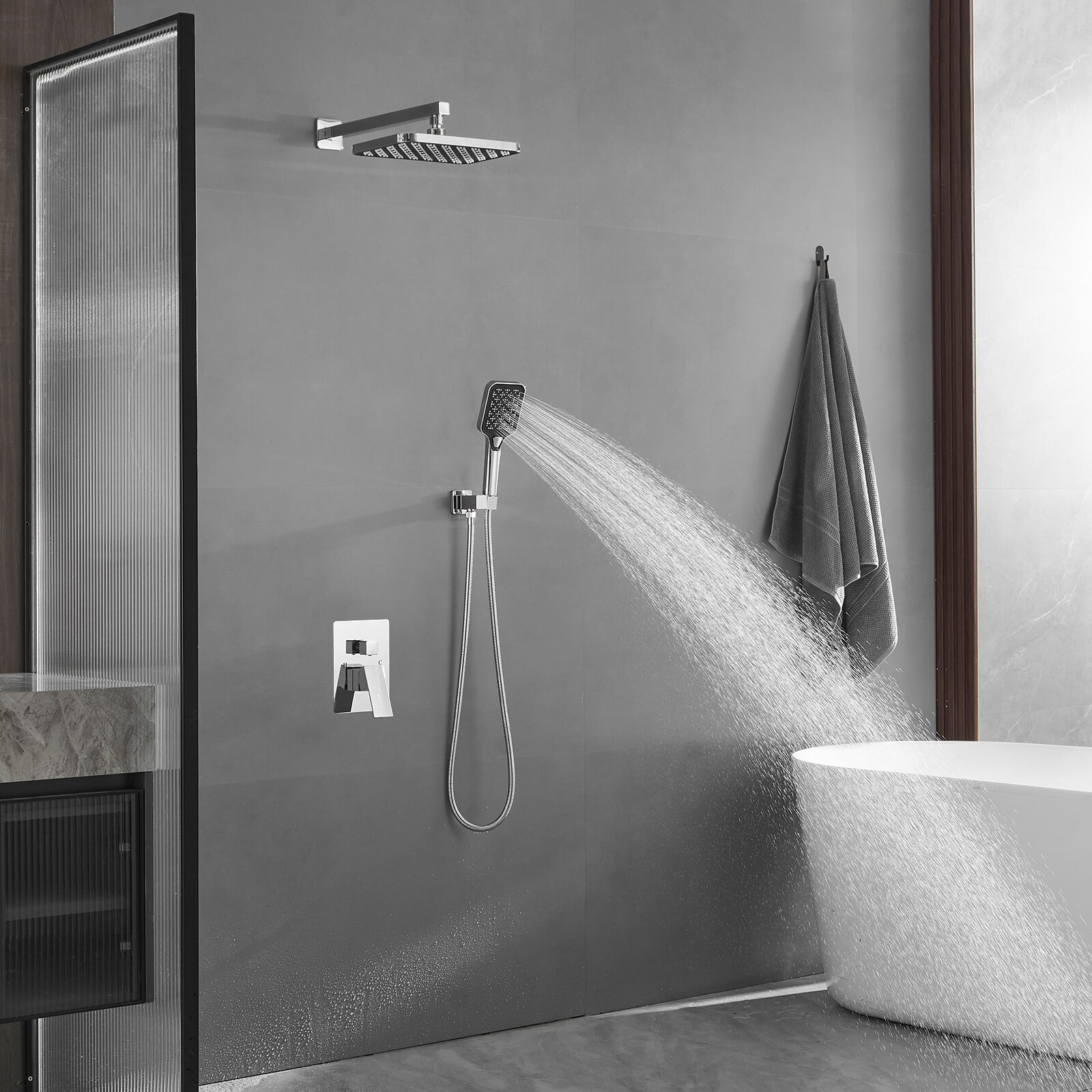 WELLFOR FH795039-C Showerhead-Bar-Panels - View #3