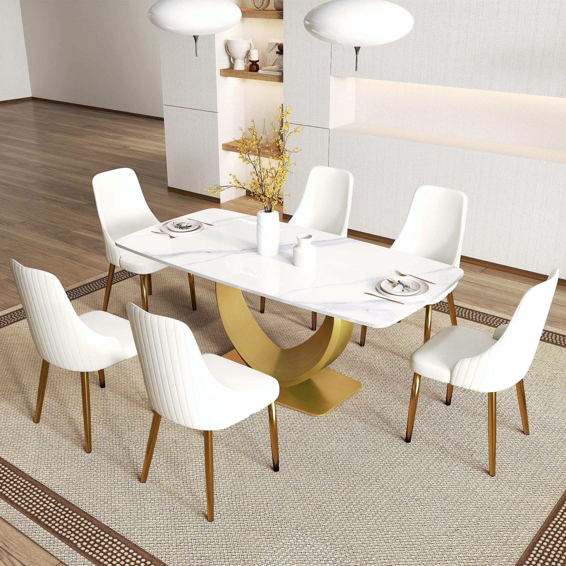 BuotiqHom DH-A-18AW-L1G Dining-Tables - View #2