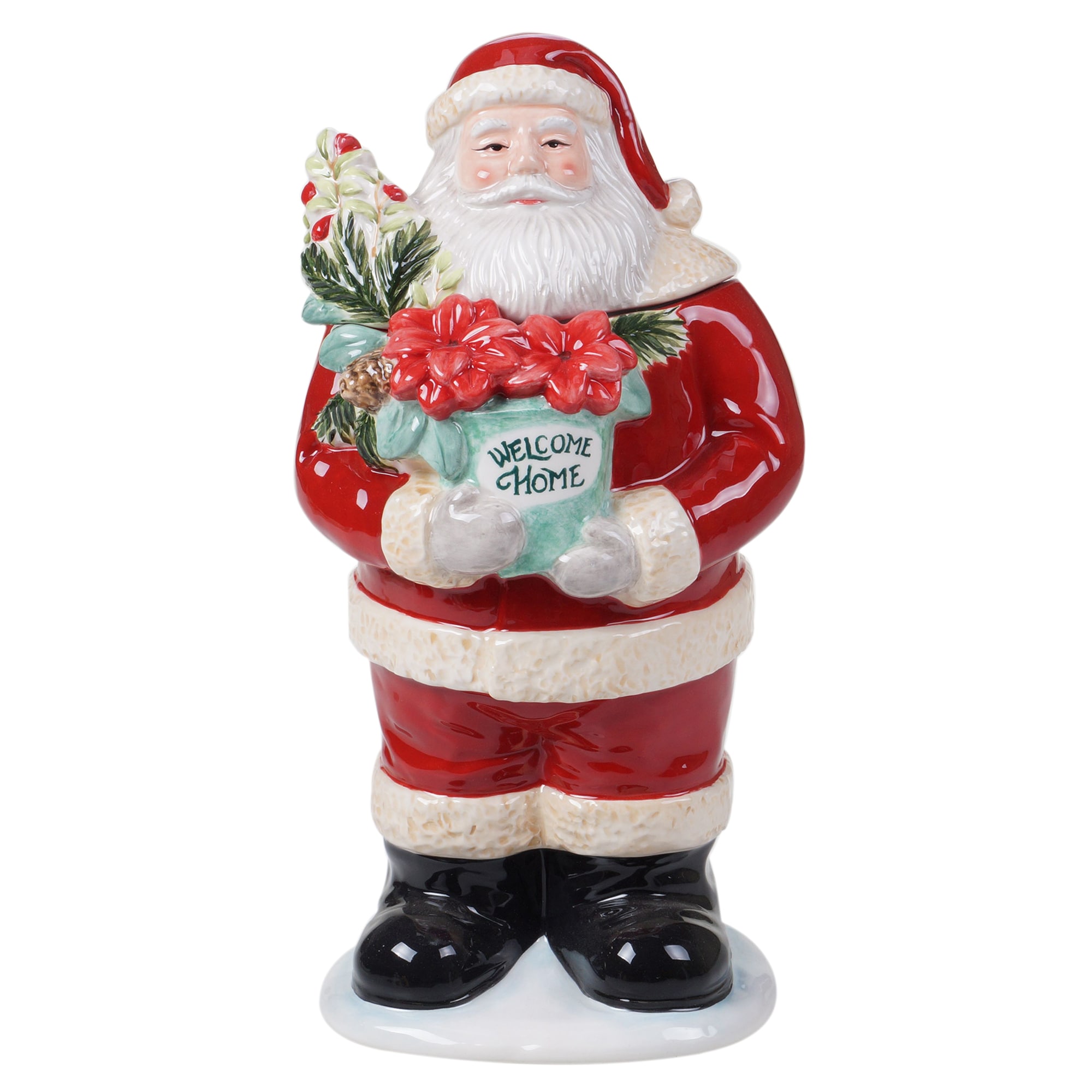 Certified International Christmas Story 3D Cookie Jar Santa