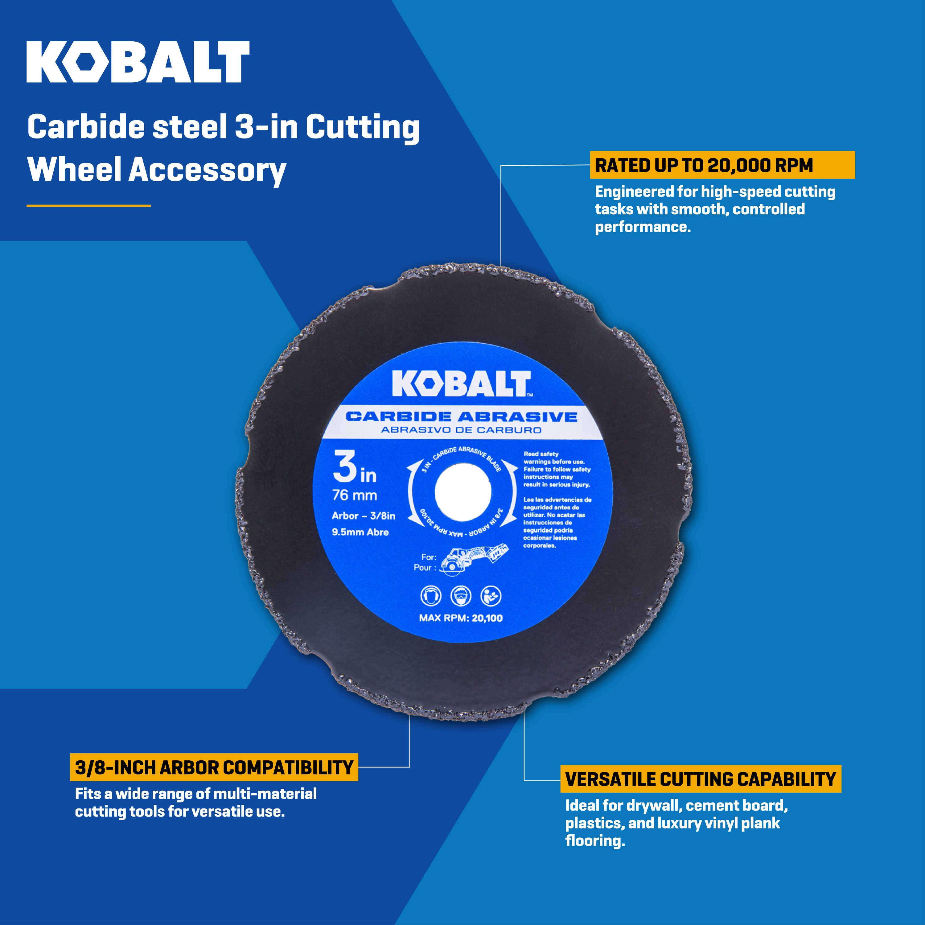 Kobalt KAW 224-03 Rotary-Tool-Bits-Wheels - View #2