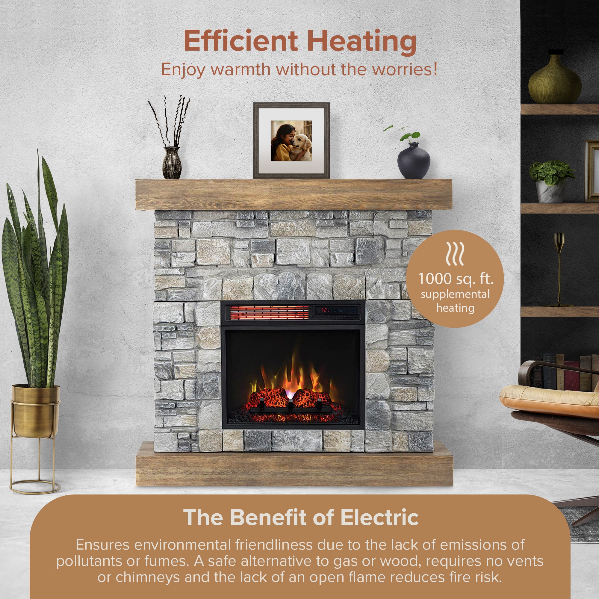 Modern Ember ME-RAE-STN-18 Electric-Fireplaces - View #7