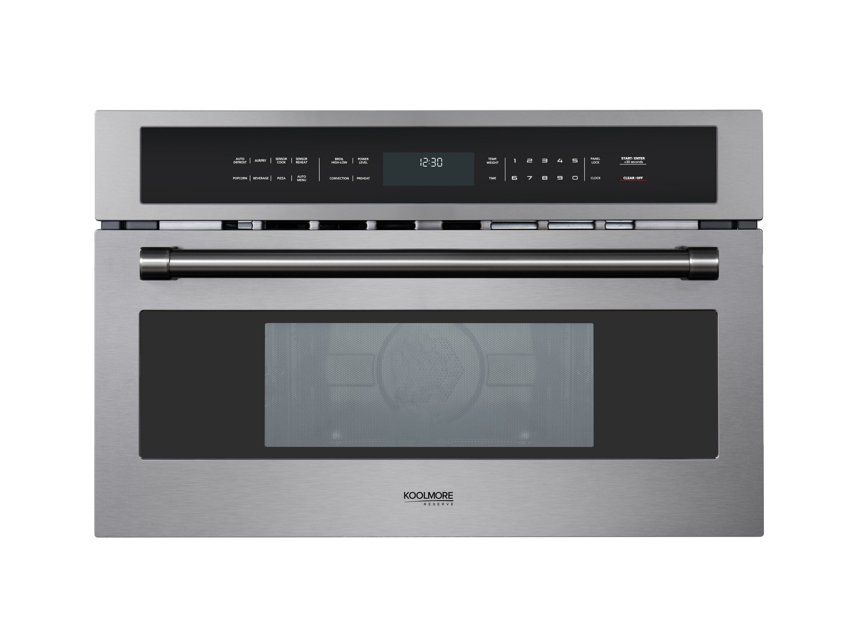 KoolMore LOW-KM-CWO30-BSS  Reserve Reserve 1.6-cu ft 1000 -Watt 29.84-in Built-In Microwave with Sensor Cooking Controls ( Stainless Steel )