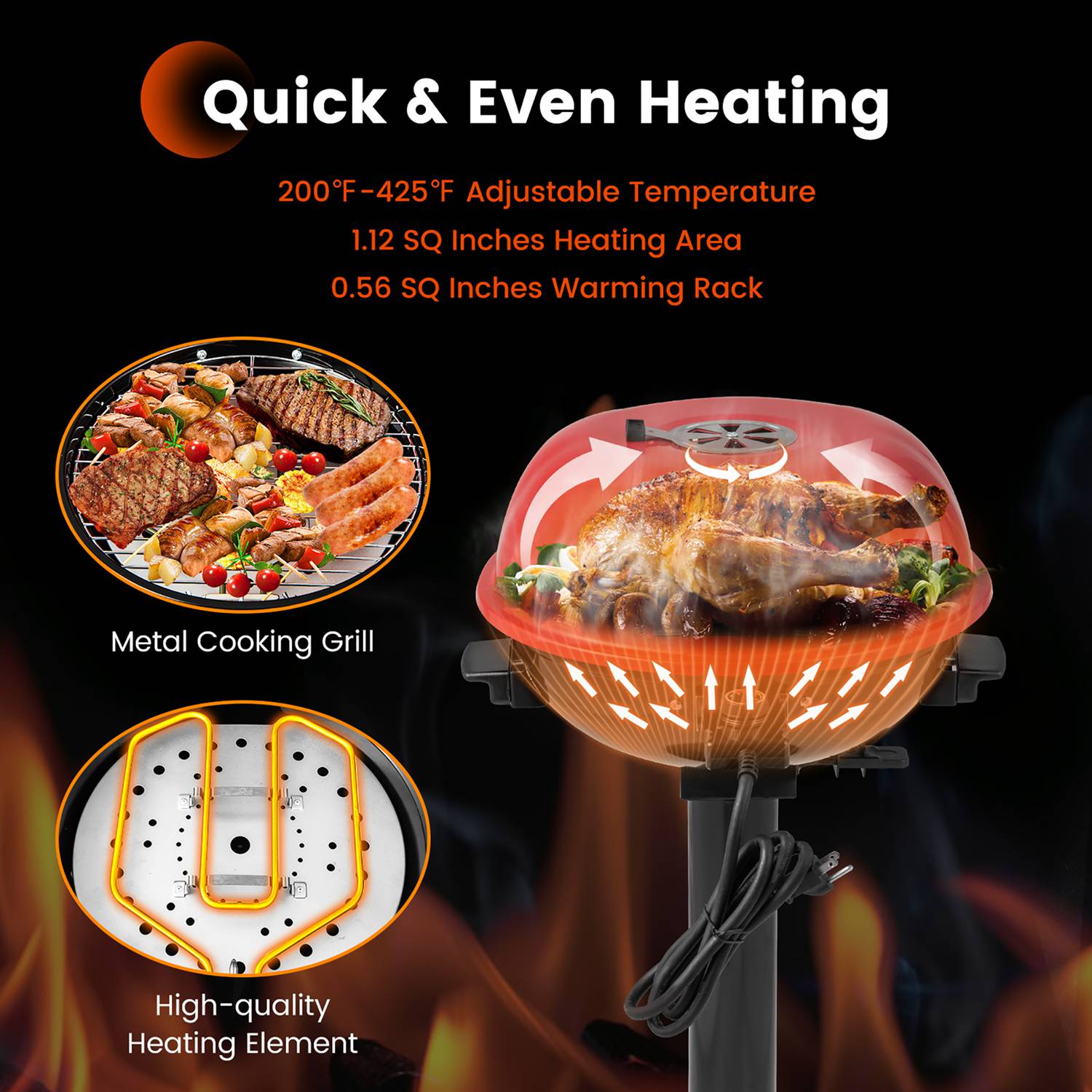 Costway CSHY005035 Tabletop-Grills - View #5