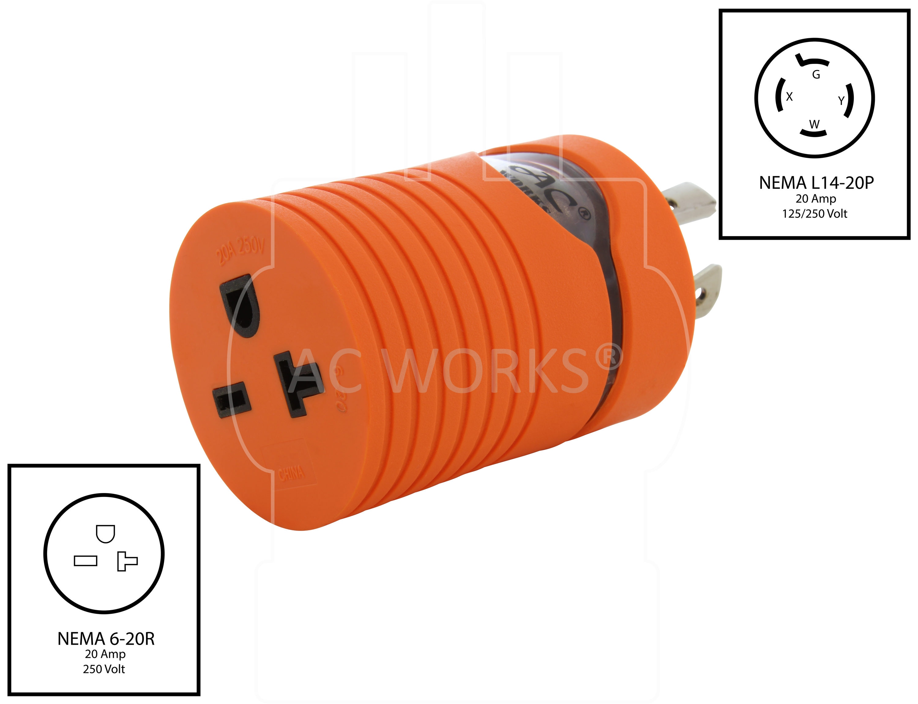 AC WORKS ADL1420620 Power-Outlet-Taps - View #2