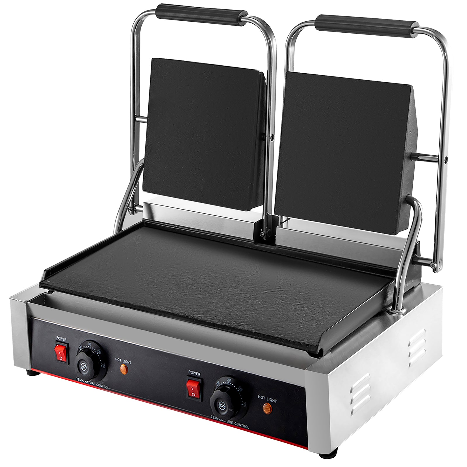 VEVOR 9-in L x 9-in W 1800-Watt Cast Iron Foldable Electric Griddle in the Electric  Griddles department at