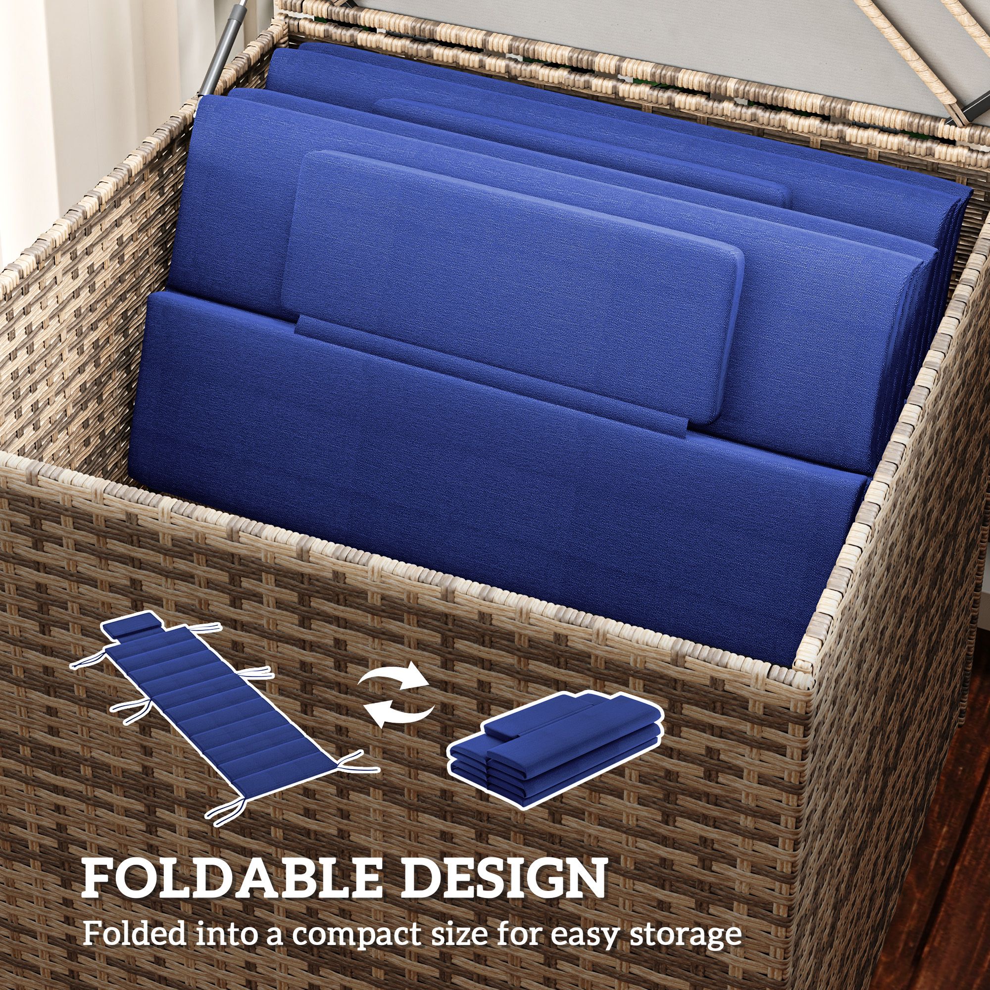 Outsunny 84G-546V00DB Patio-Furniture-Cushions - View #6