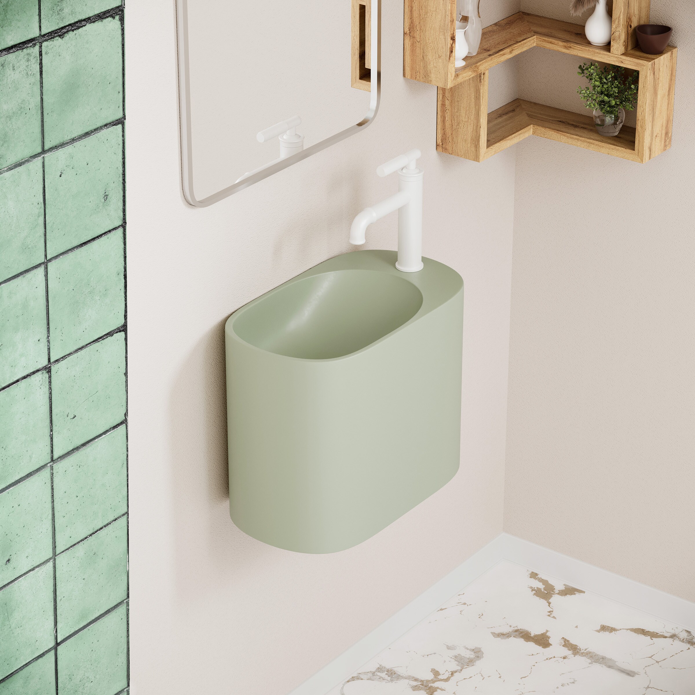 Swiss Madison SM-25-WSARE08PG Bath-Sink - View #6