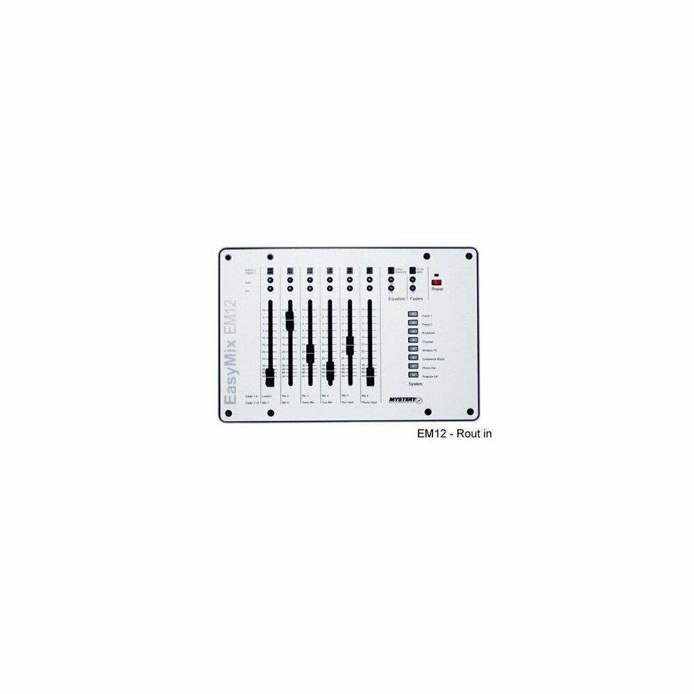  TCNCD351185 Mystery Electronics MYS-EM12-ROUT-IN Route In DSP Control Surface- 6 Physical 12 Virtual Motorized Faders