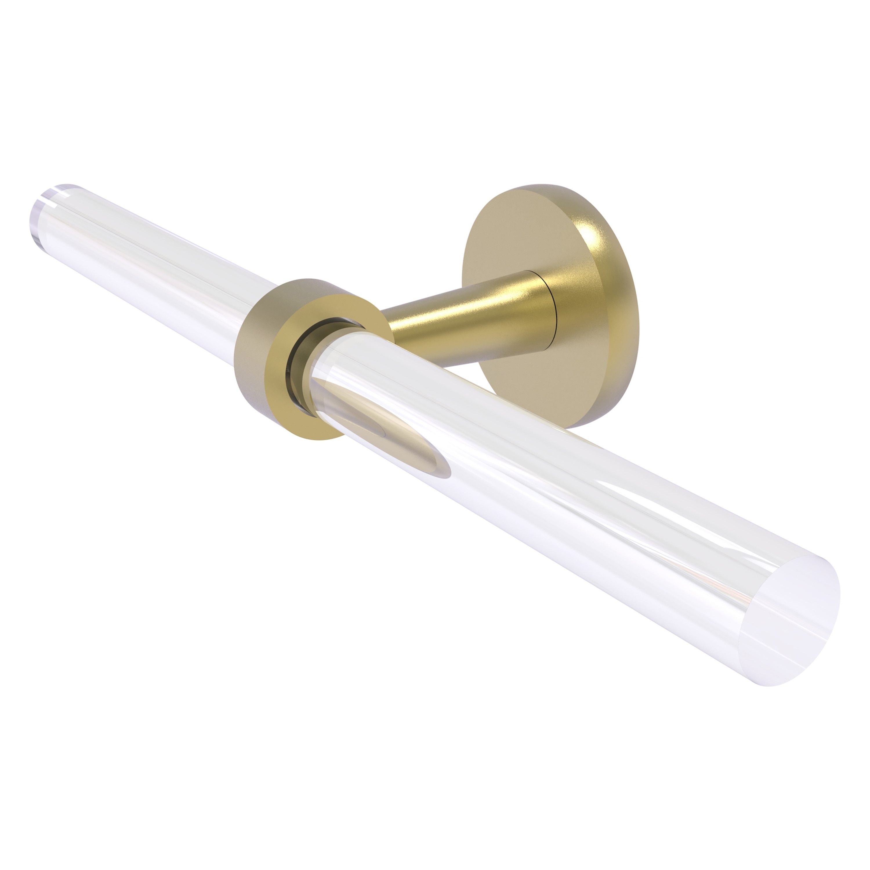 Allied Brass CV-HTB-2-SBR Clearview 15-in double Satin Brass Wall mount Double Towel Bar