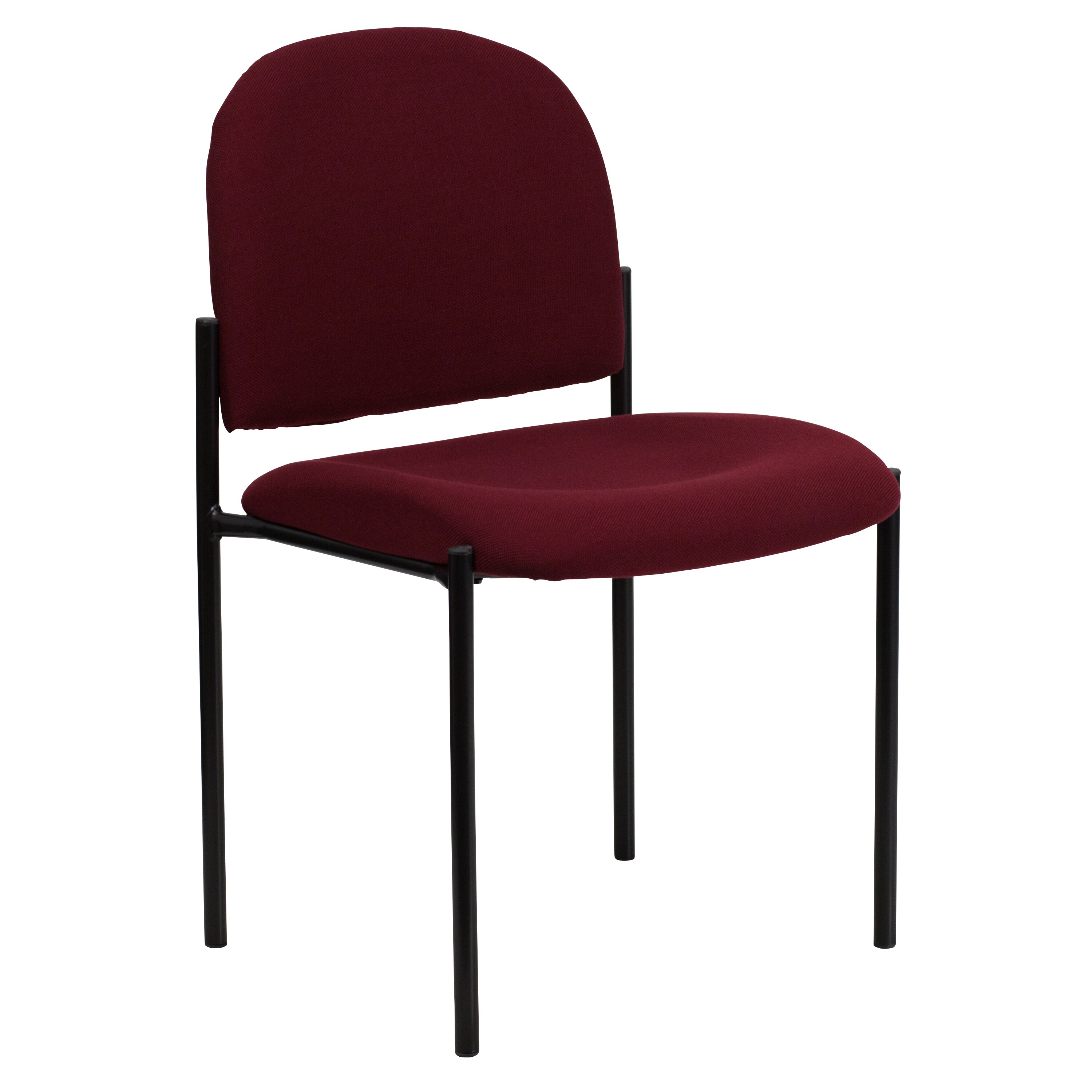 Flash Furniture Modern Burgundy Fabric Accent Chair in the Chairs