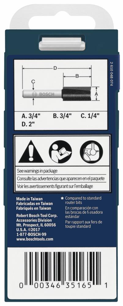 Bosch 85232MC Straight-Mortising-Router-Bits - View #4