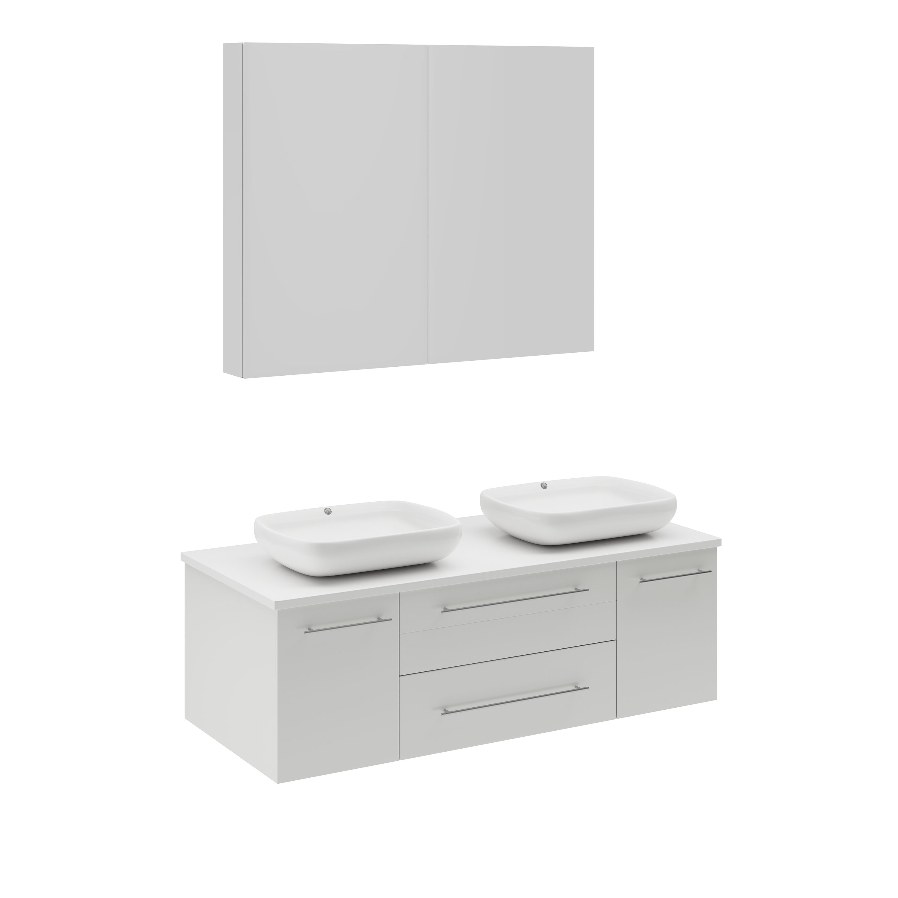 Fresca FVN6148WH-VSL-D Bath-Vanity-Combo - View #2