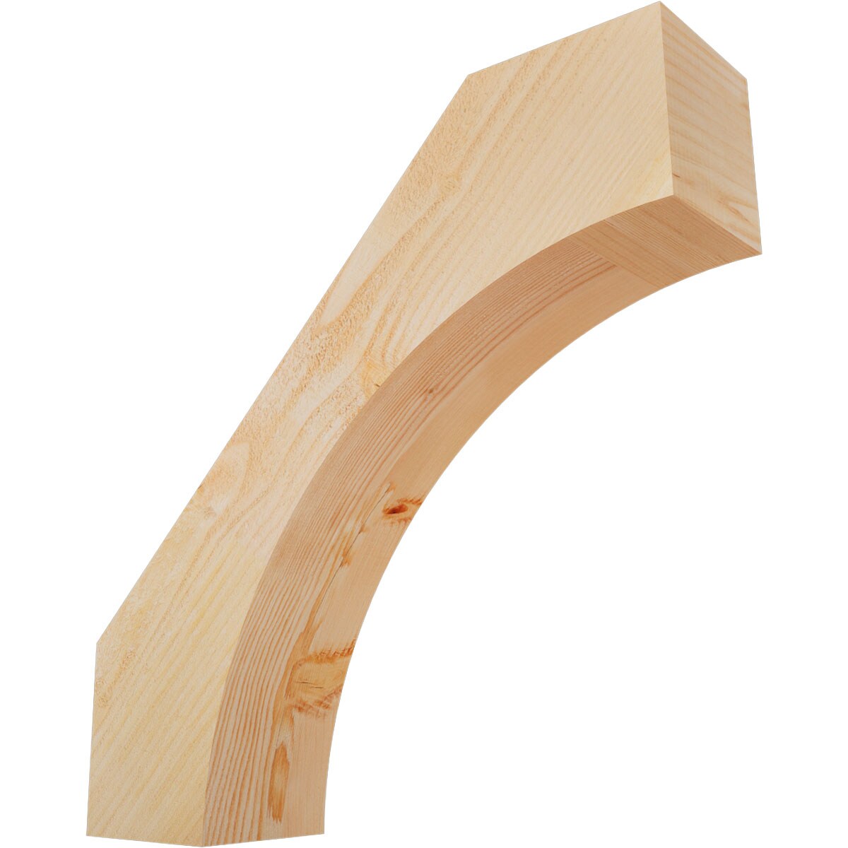 Ekena Millwork BRC06X24X24WTL00RDF 6-in x 24-in x 24-in Douglas Fir Wood Westlake Tough Sawn Knee Brace