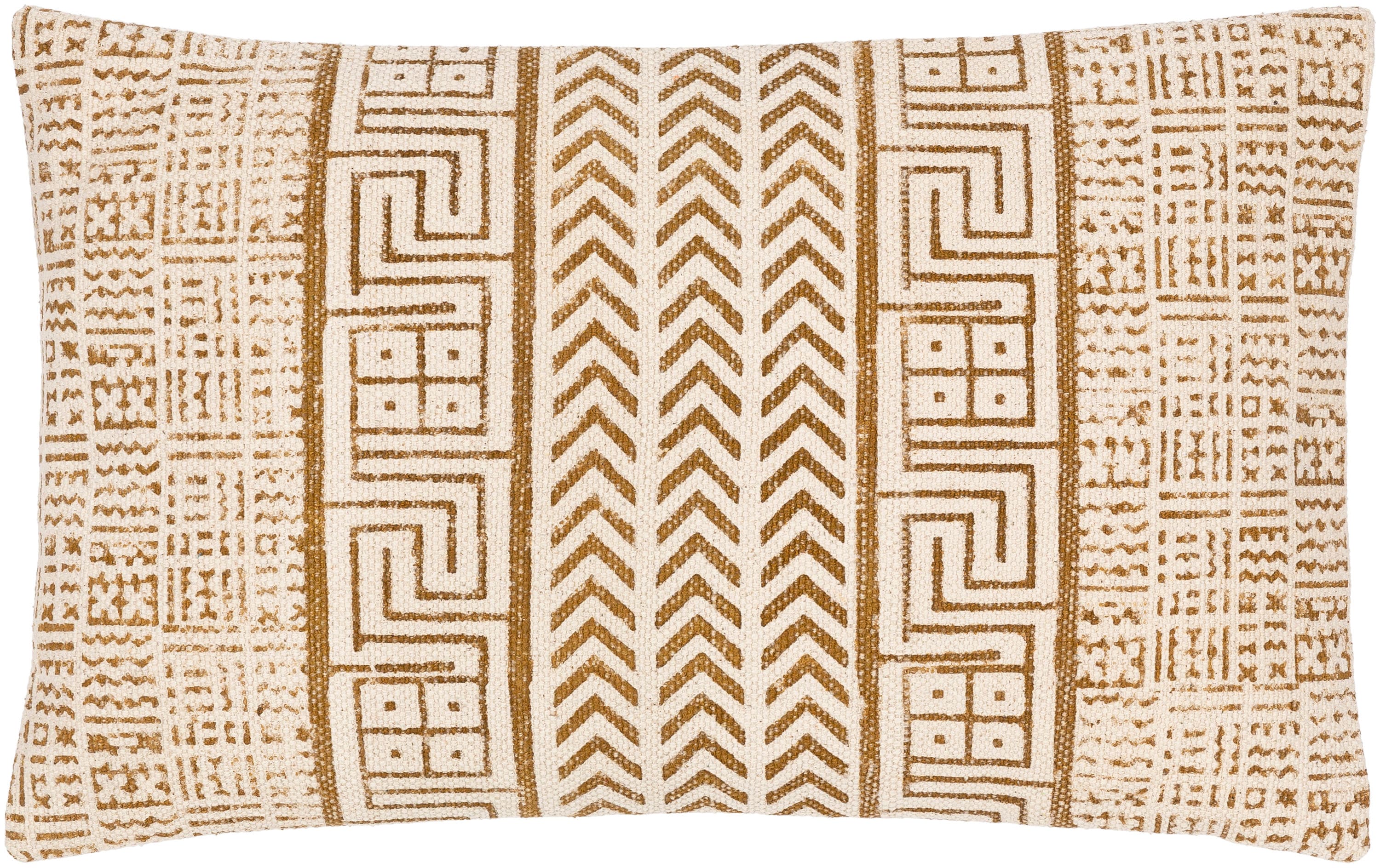 Surya JNY012-1422P Janya 14-in x 22-in Tan Oblong Indoor Decorative Pillow