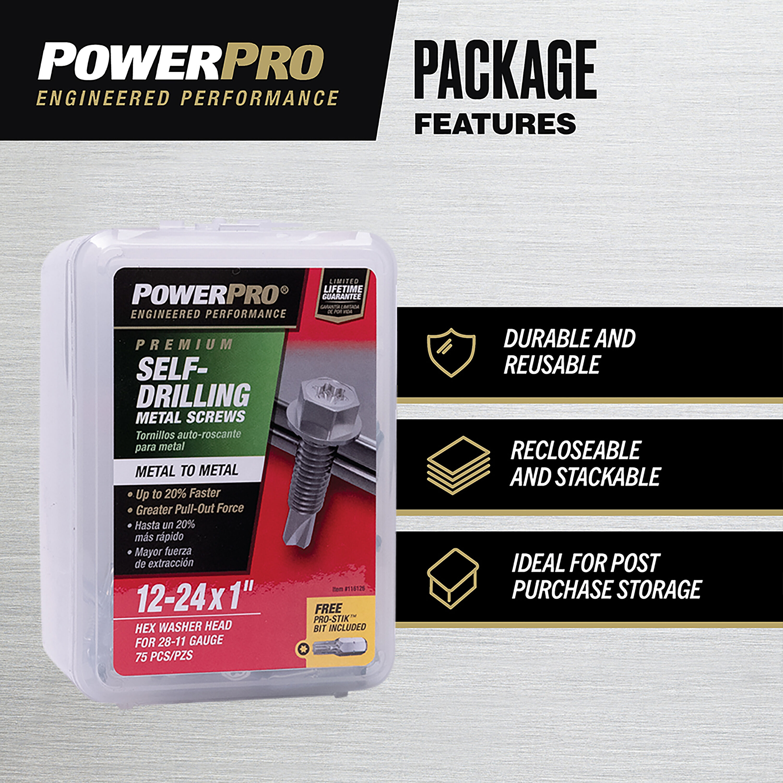Power Pro 116126 Cement-Board-Screws - View #5