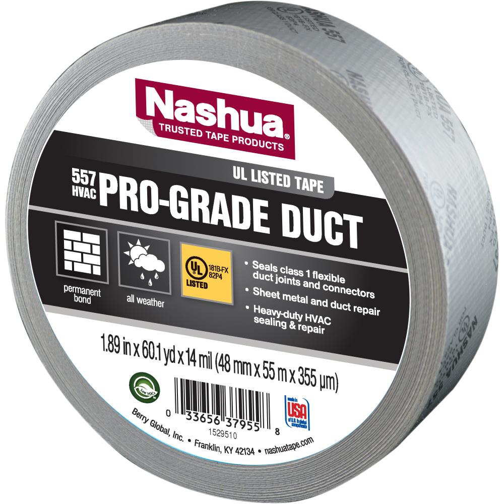 WOD DTC12 Contractor Grade Silver (Gray) Duct Tape 12 Mil, 1.5 inch x 60  yds. Waterproof, UV Resistant for Crafts & Home Improvement