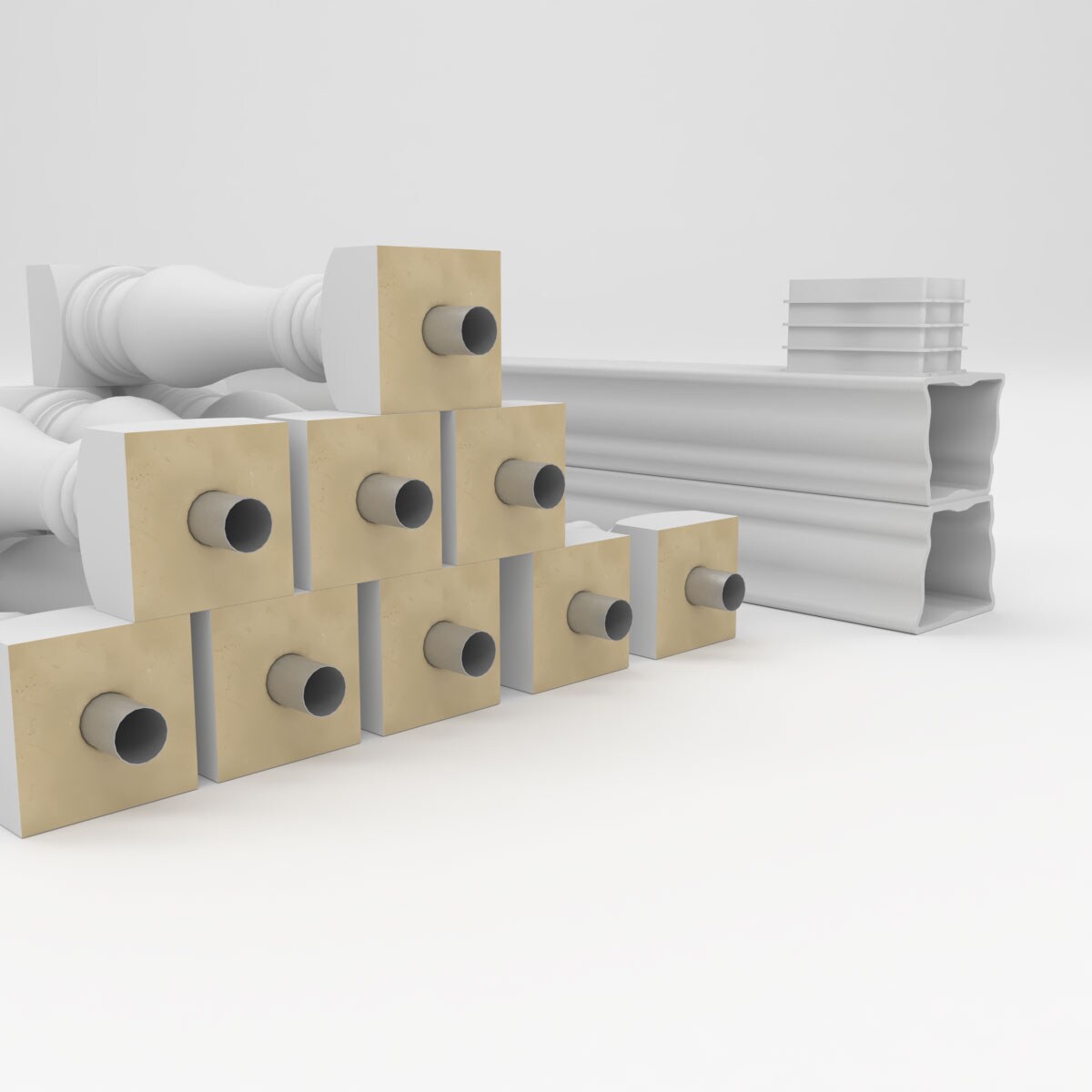 Ekena Millwork BALK38X060BRG railings - View #6