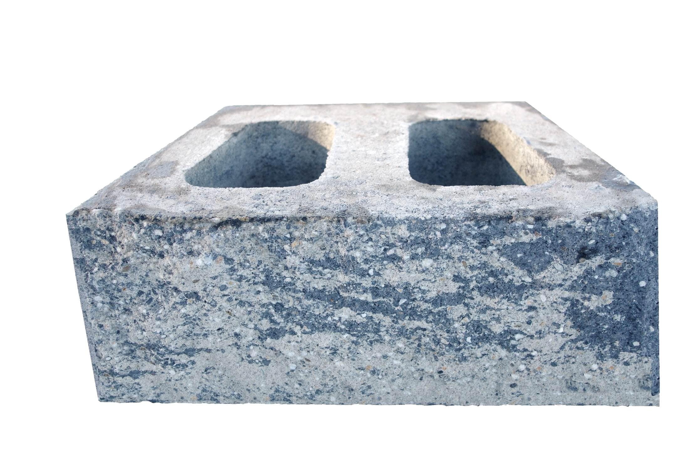 6-in H x 16-in L x 10-in D Gray/Charcoal Concrete Retaining Wall Block | - Lowe's KLGC