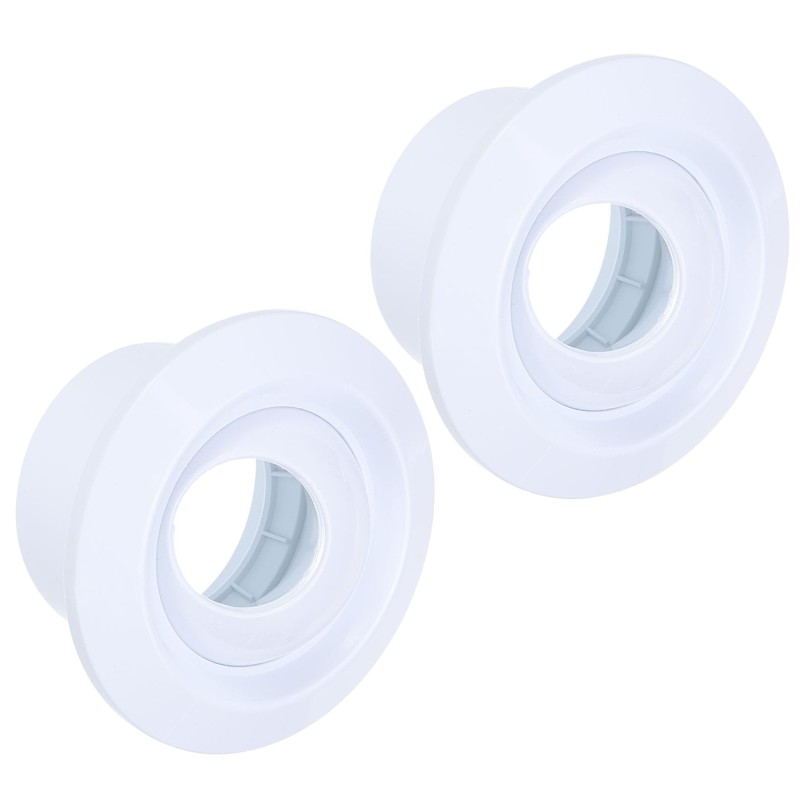 PATIKIL 4inch Round Air Vent Covers 2pcs ABS Adjustable Soffit Vent Ceiling Ball Jet Nozzle Air Diffuser for Bathroom Kitchen Living Room Ventilation White #S26012200UX4195