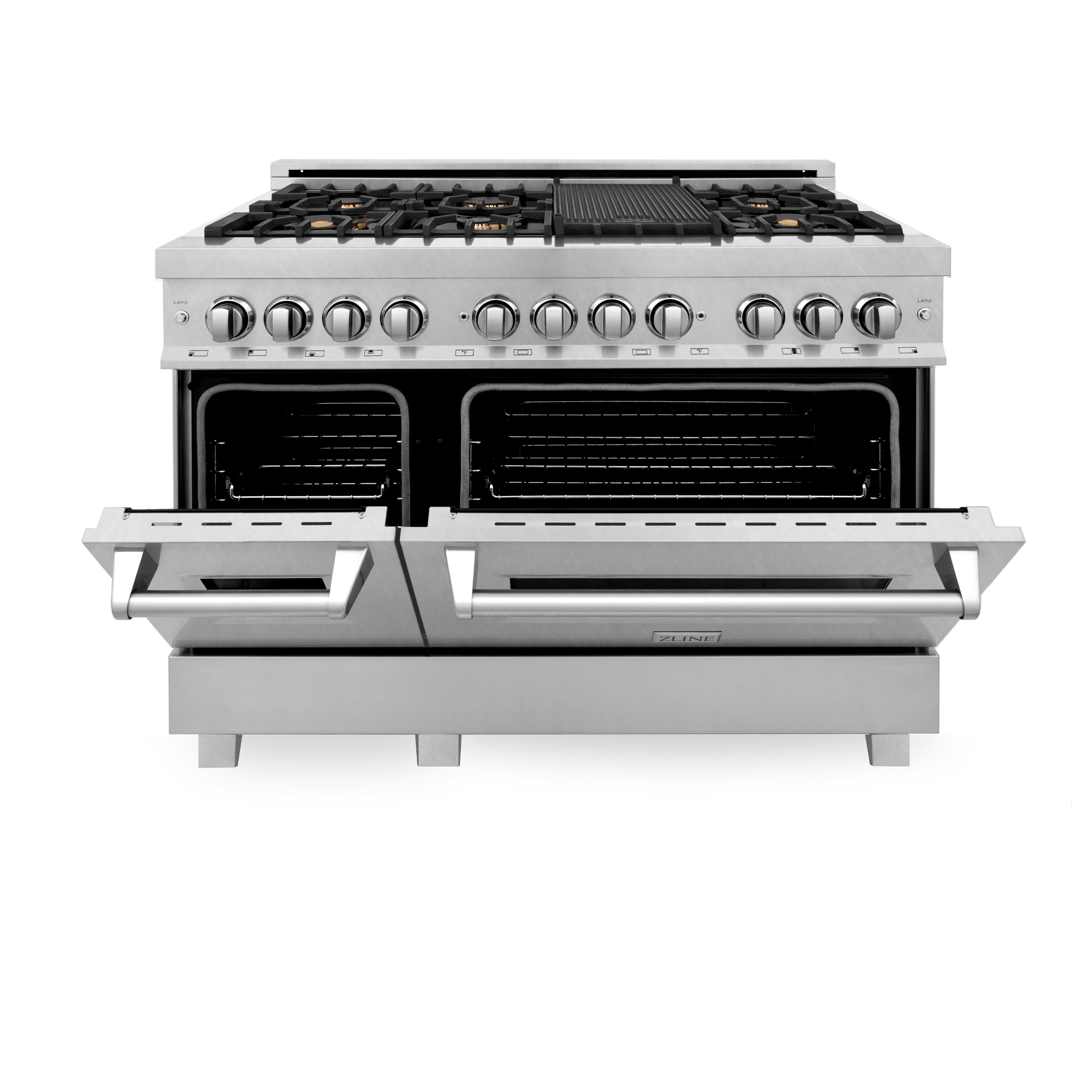 ZLINE KITCHEN & BATH RAS-SN-BR-48 Double-Dual-Fuel-Ranges - View #5