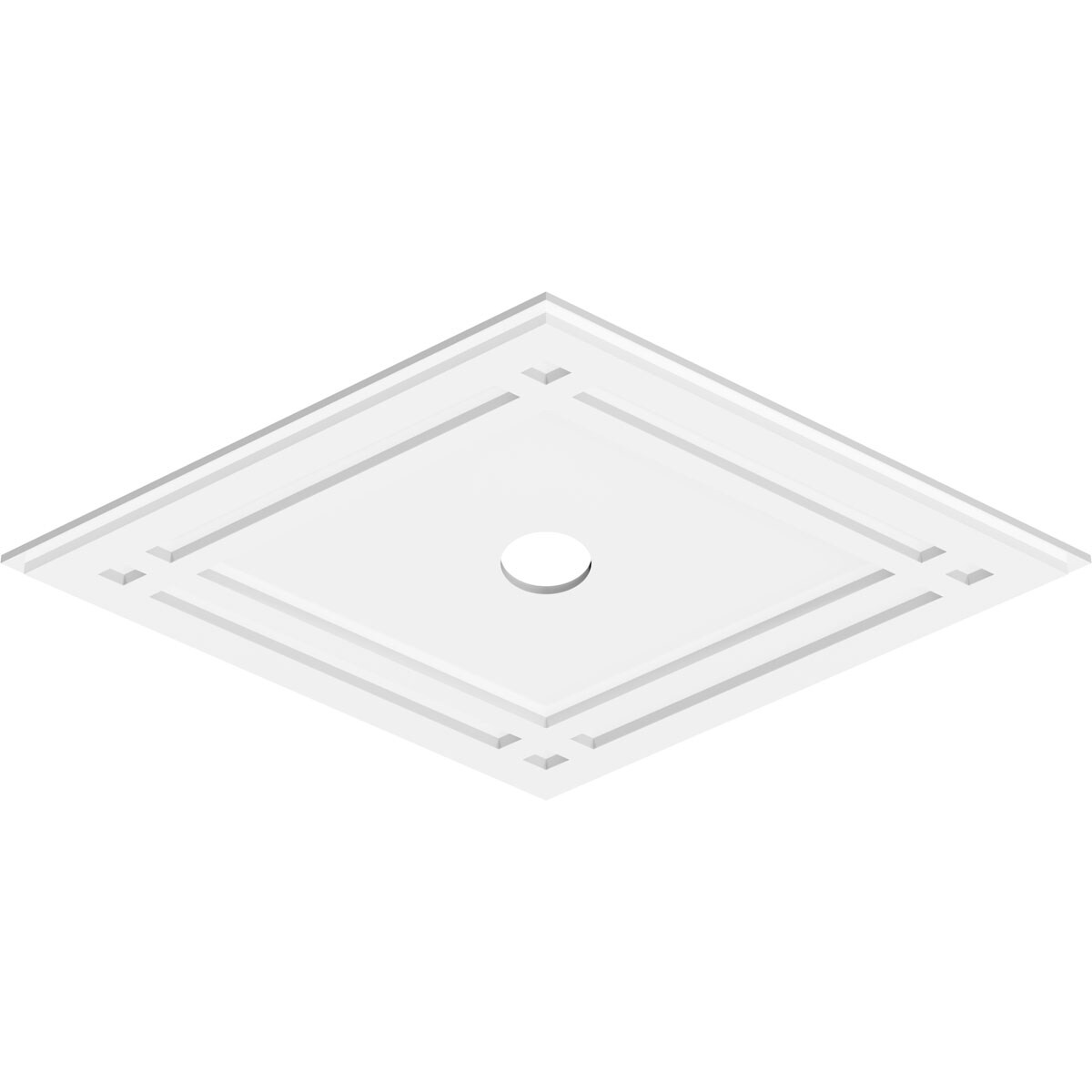 Ekena Millwork CMP36X24DD-03000 Ceiling-Medallions - View #2