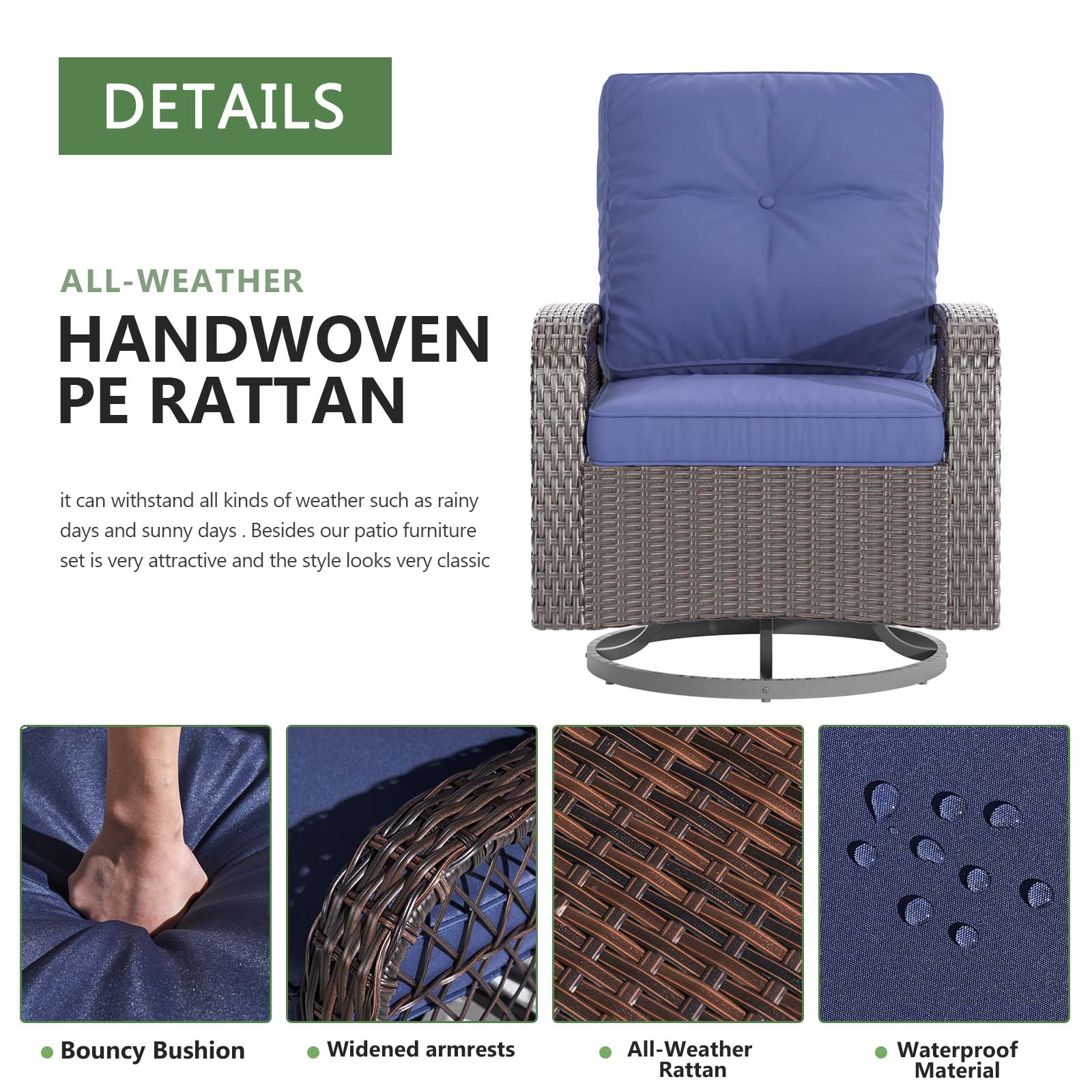 Bapipro BP3508U14 Patio-Conversation-Sets - View #8