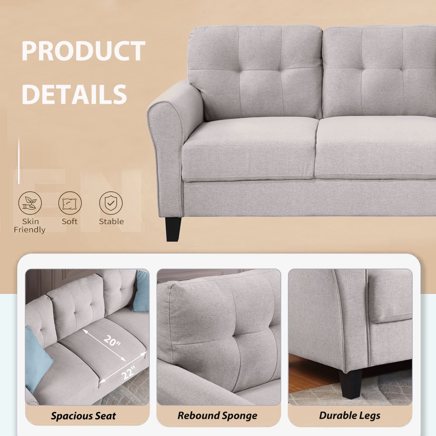 JASMODER SG000690AAR Sofas-Loveseats - View #6